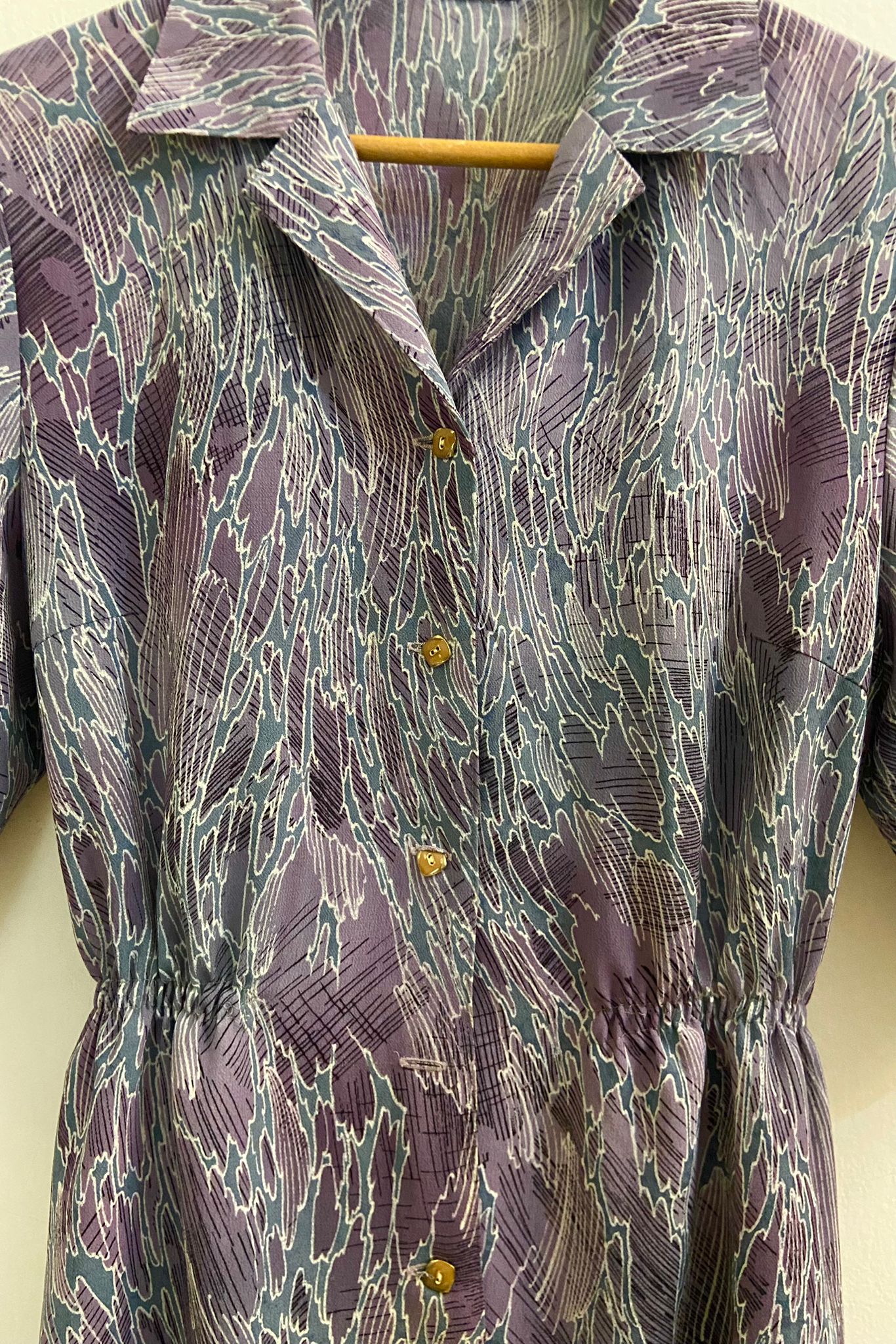 שמלת וינטג' סגולה