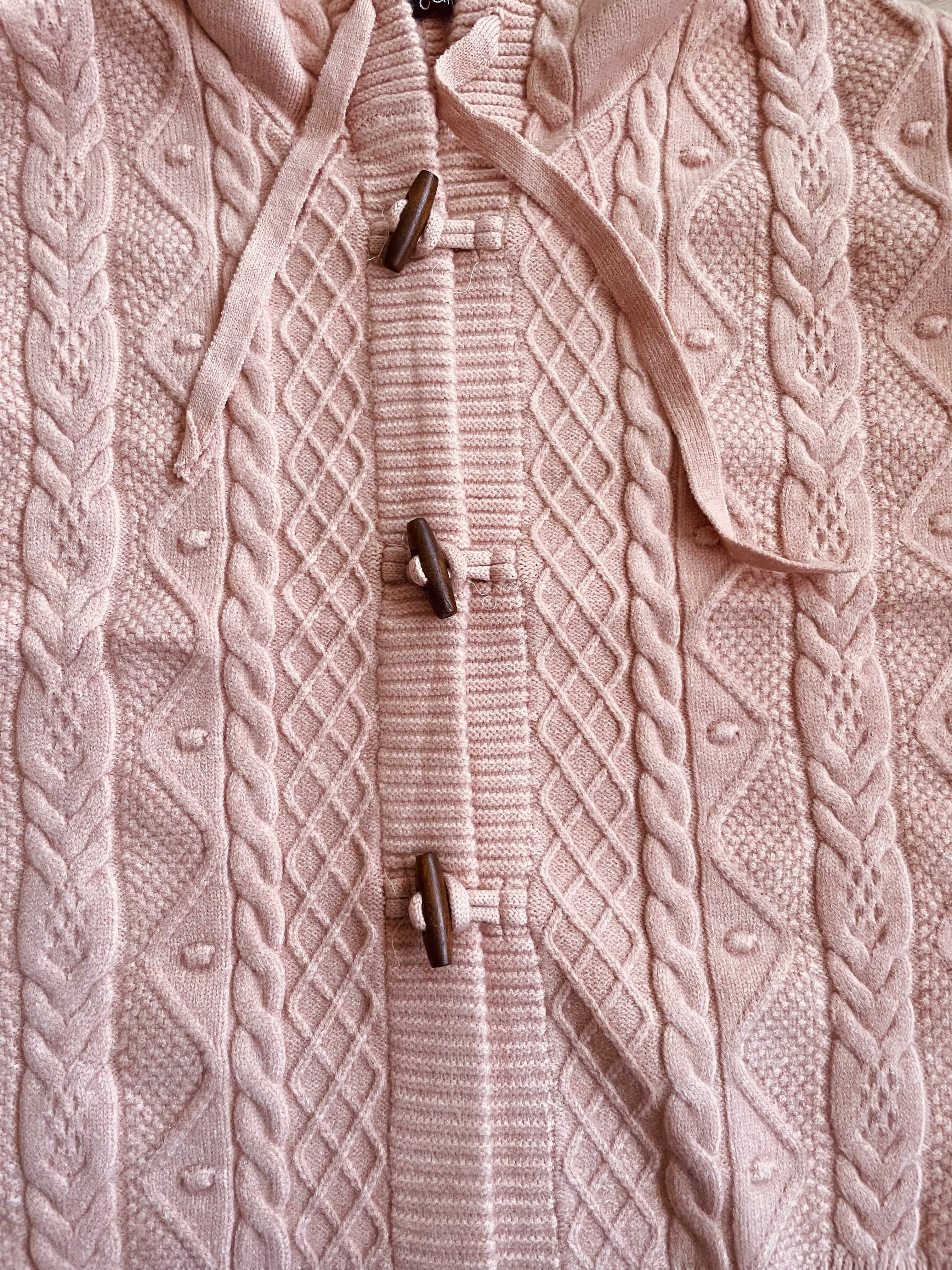 קרדיגן ורוד בהיר