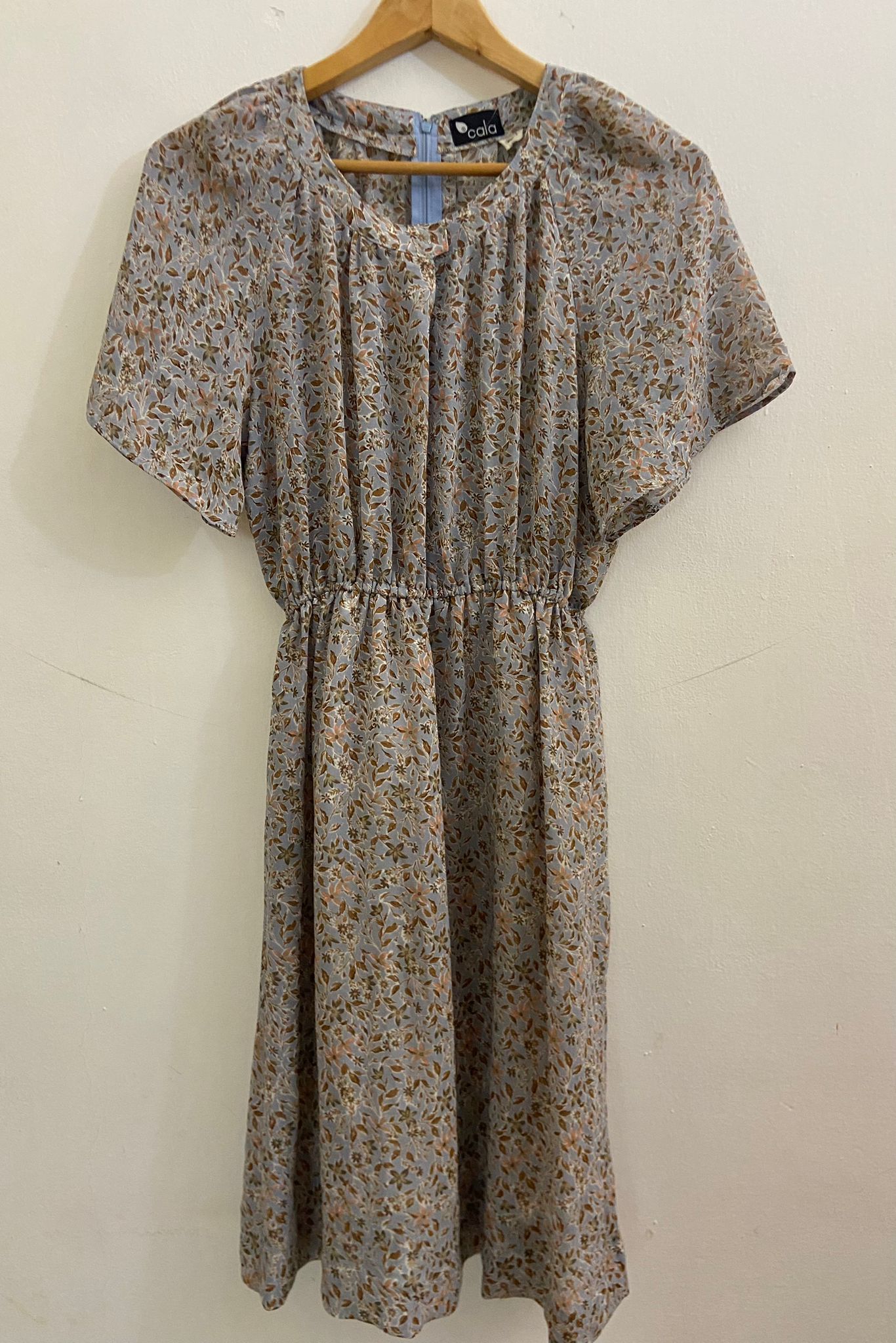 שמלת וינטג' עלים