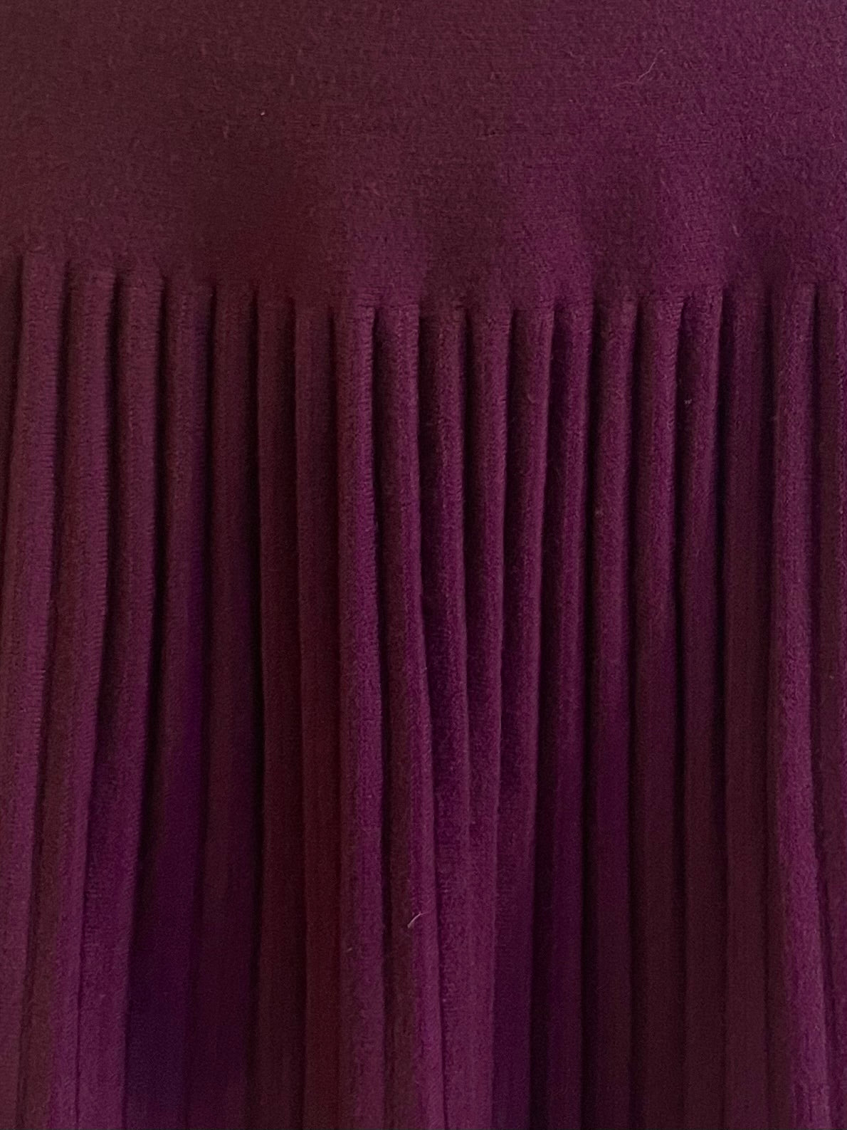 חצאית פסי אריג