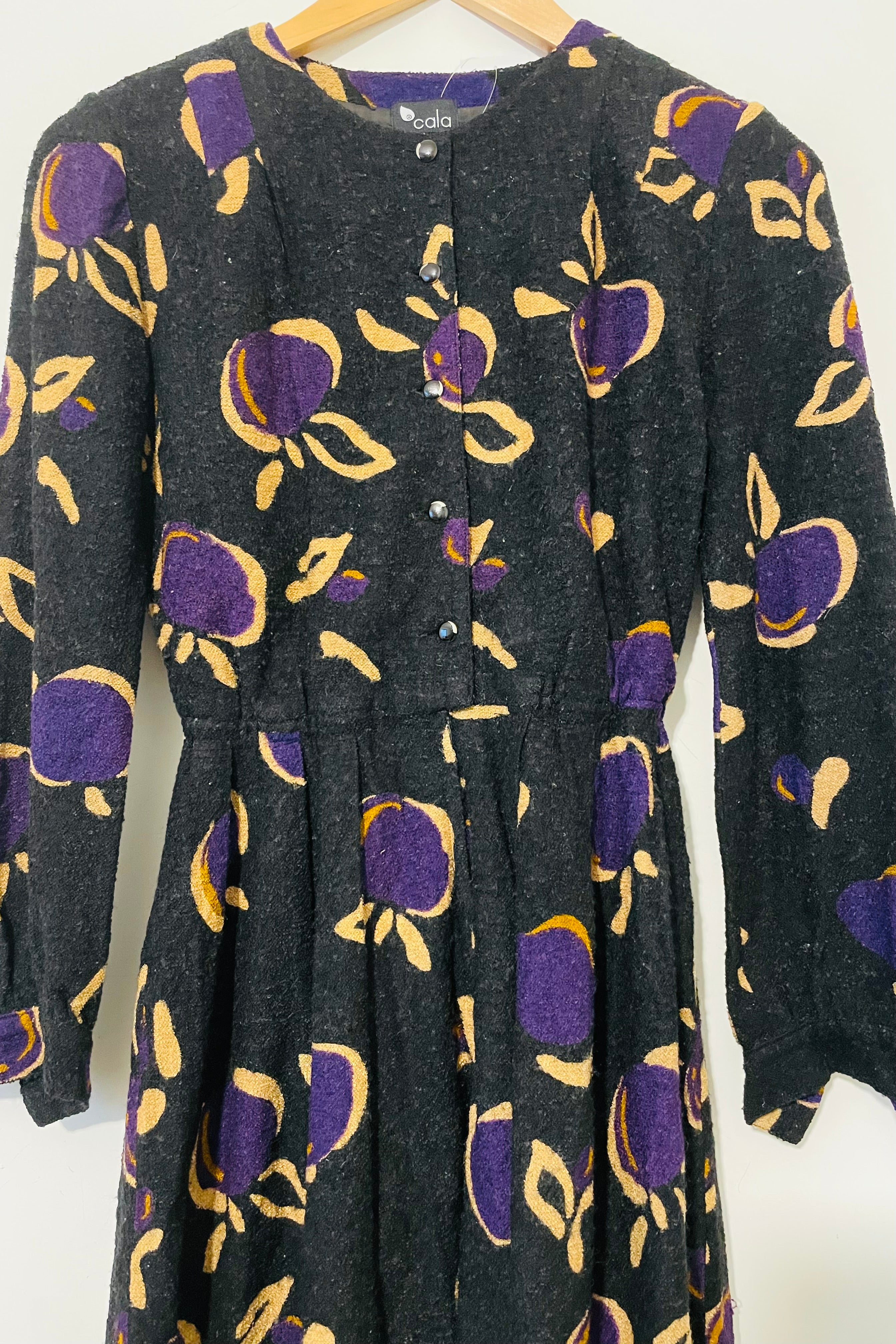 שמלת וינטג׳ פרי סגול