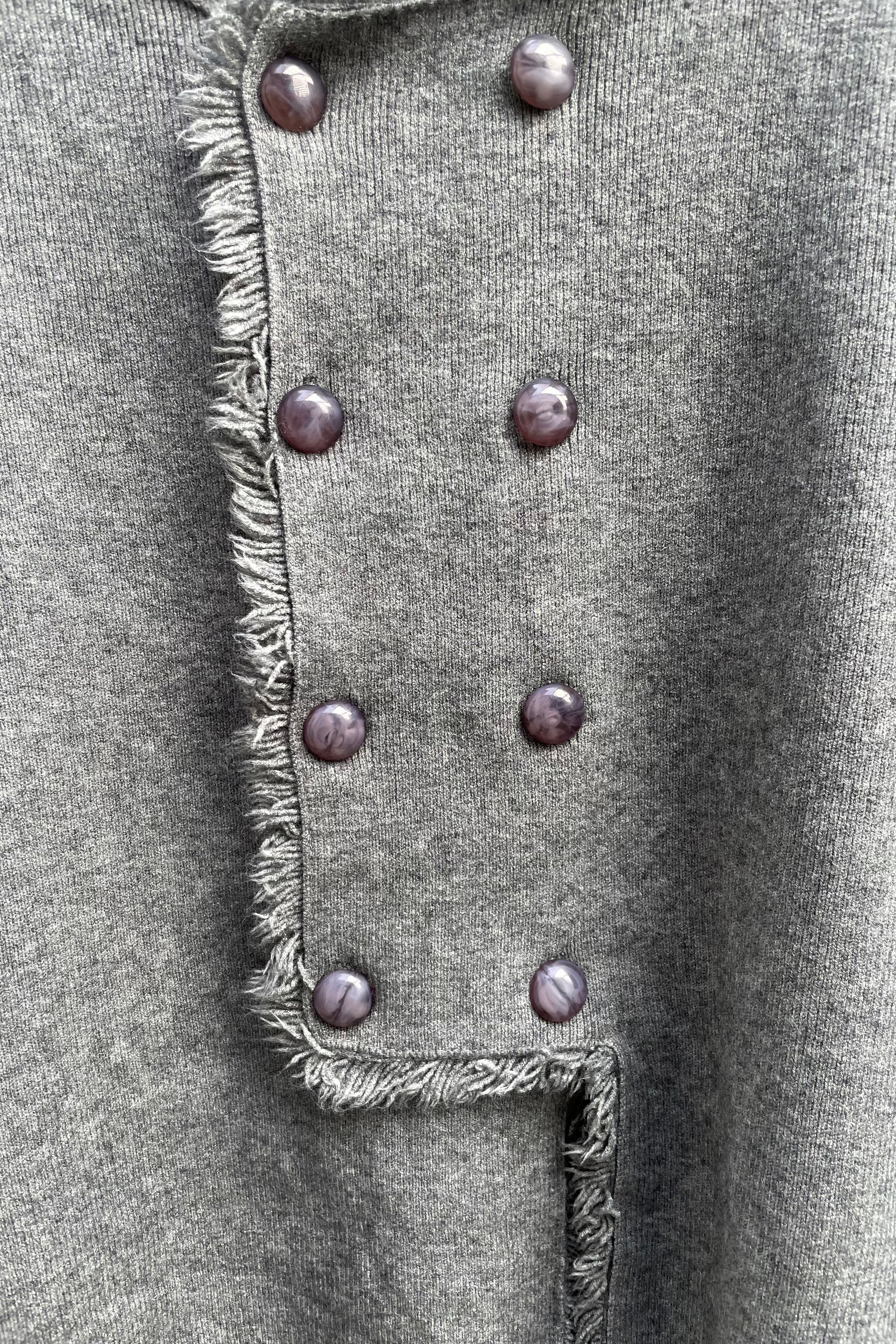 קרדיגן כפתורי צד