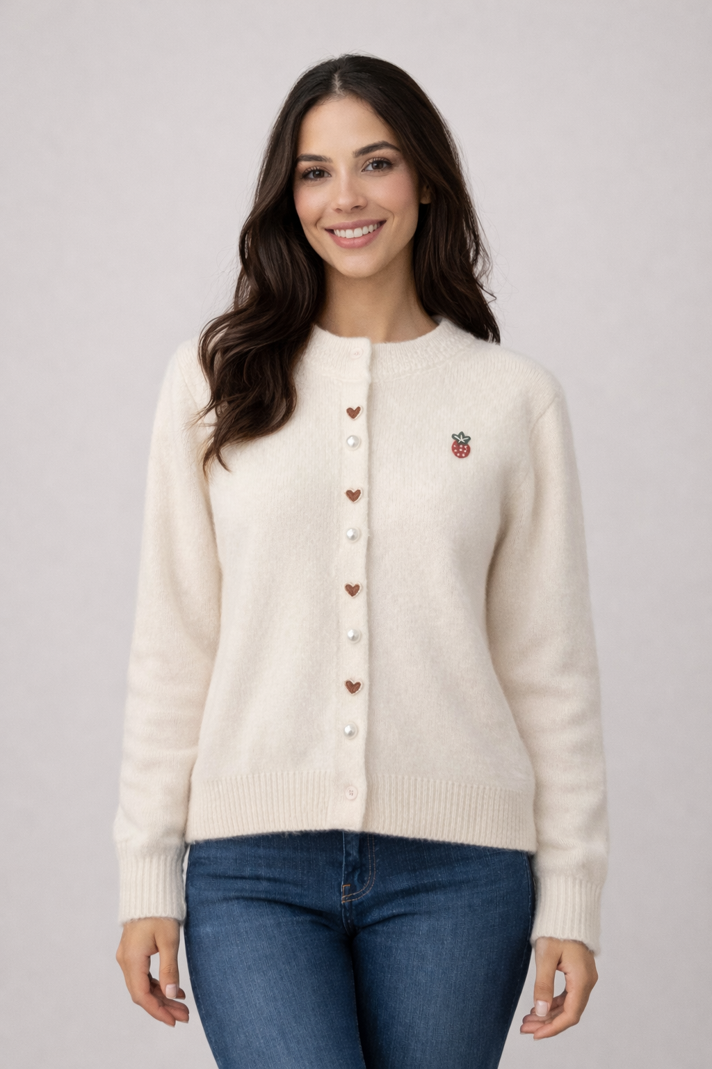 קרדיגן כפתורים וקישוט