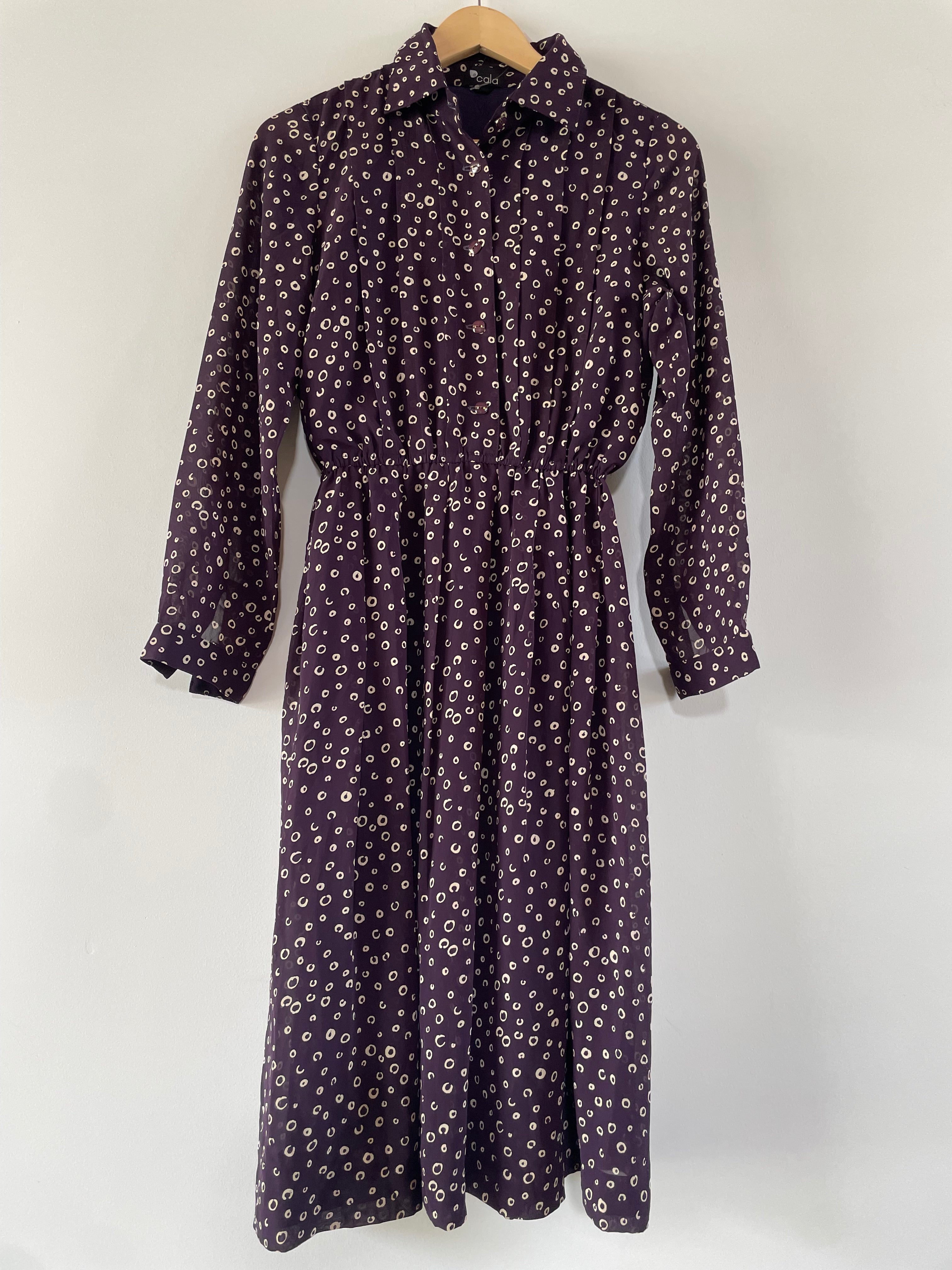 שמלת וינטג׳ עיגולים