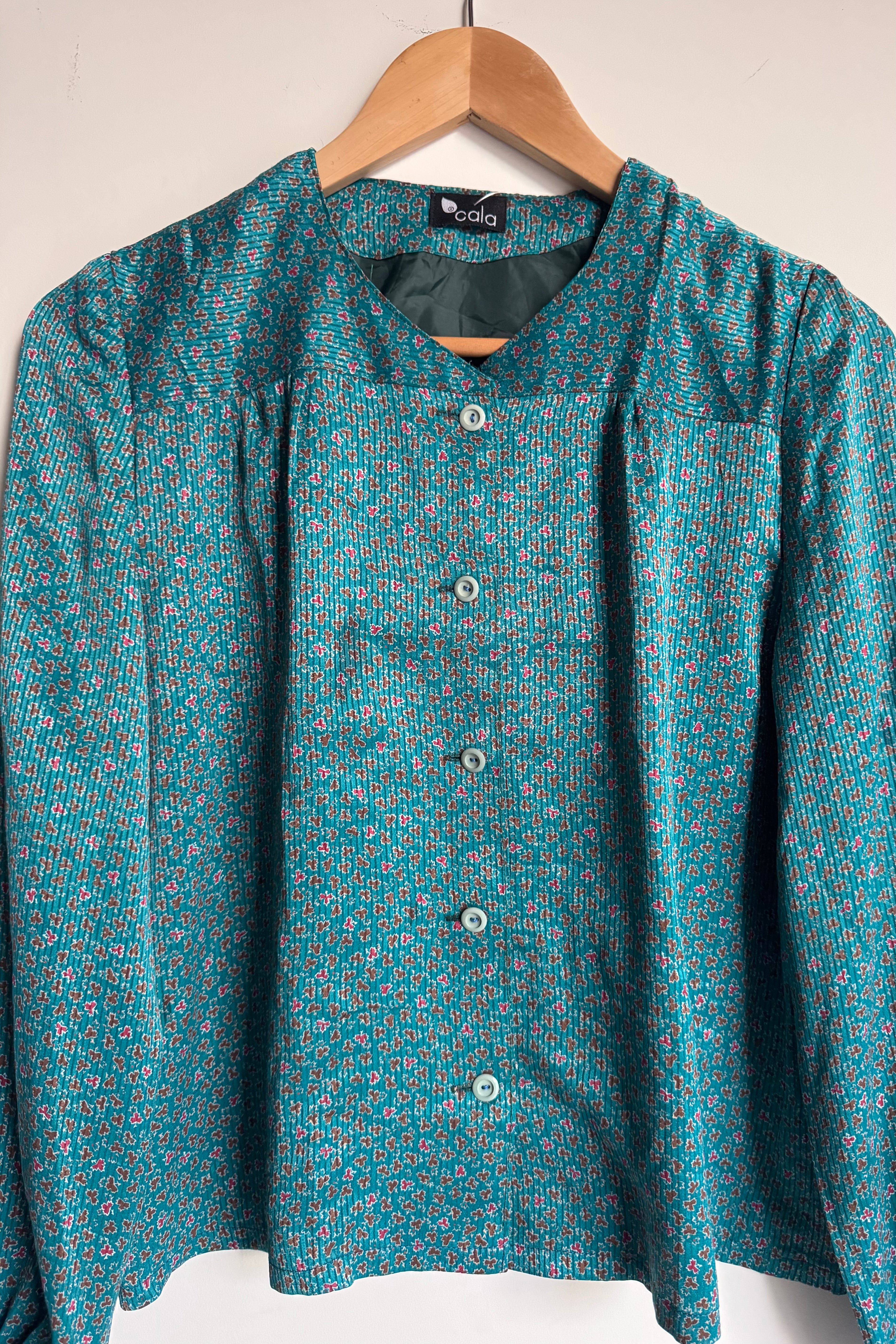 חולצת וינטג׳ תכלת