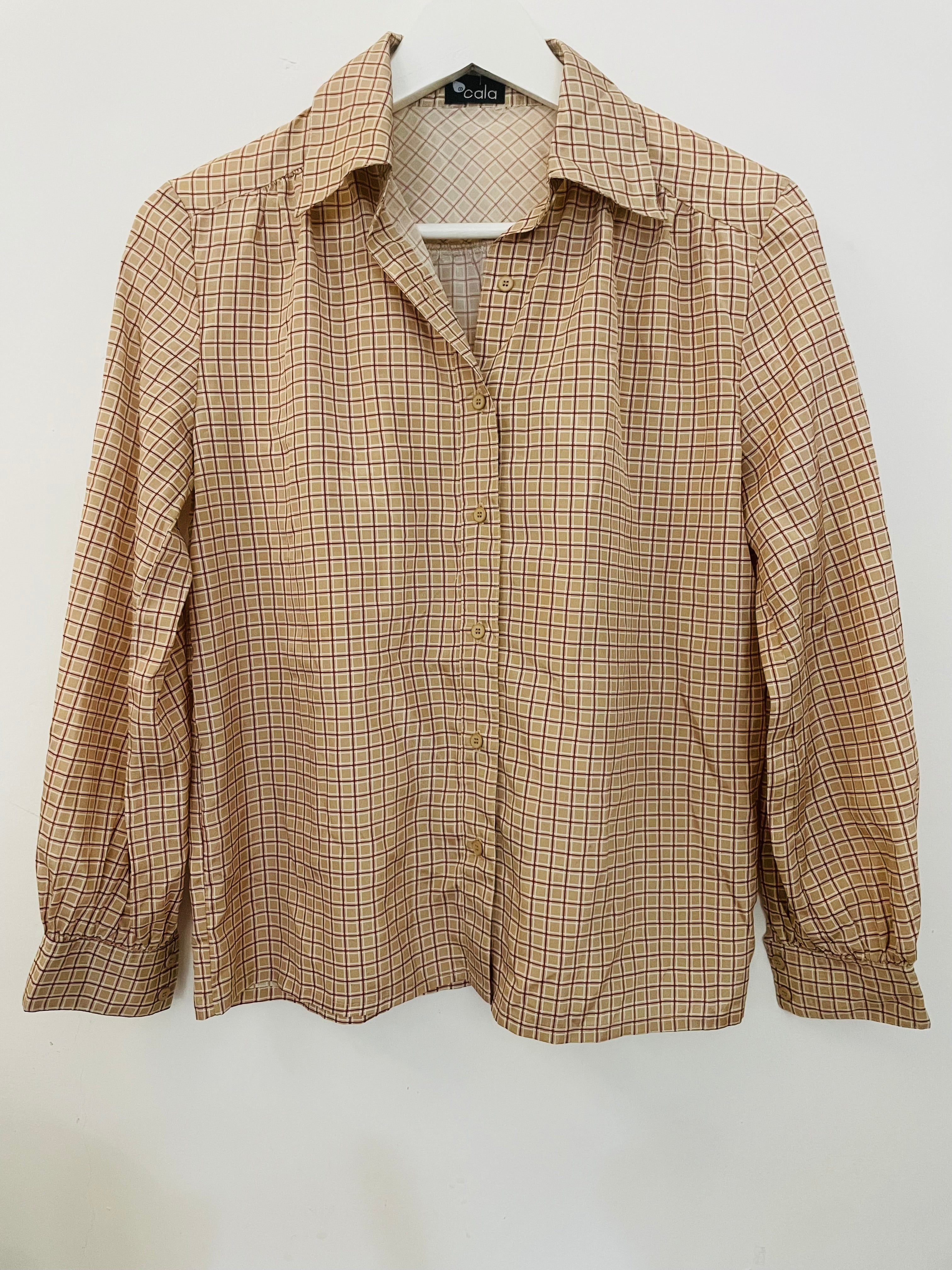 חולצת וינטג׳ שוקולד חלב