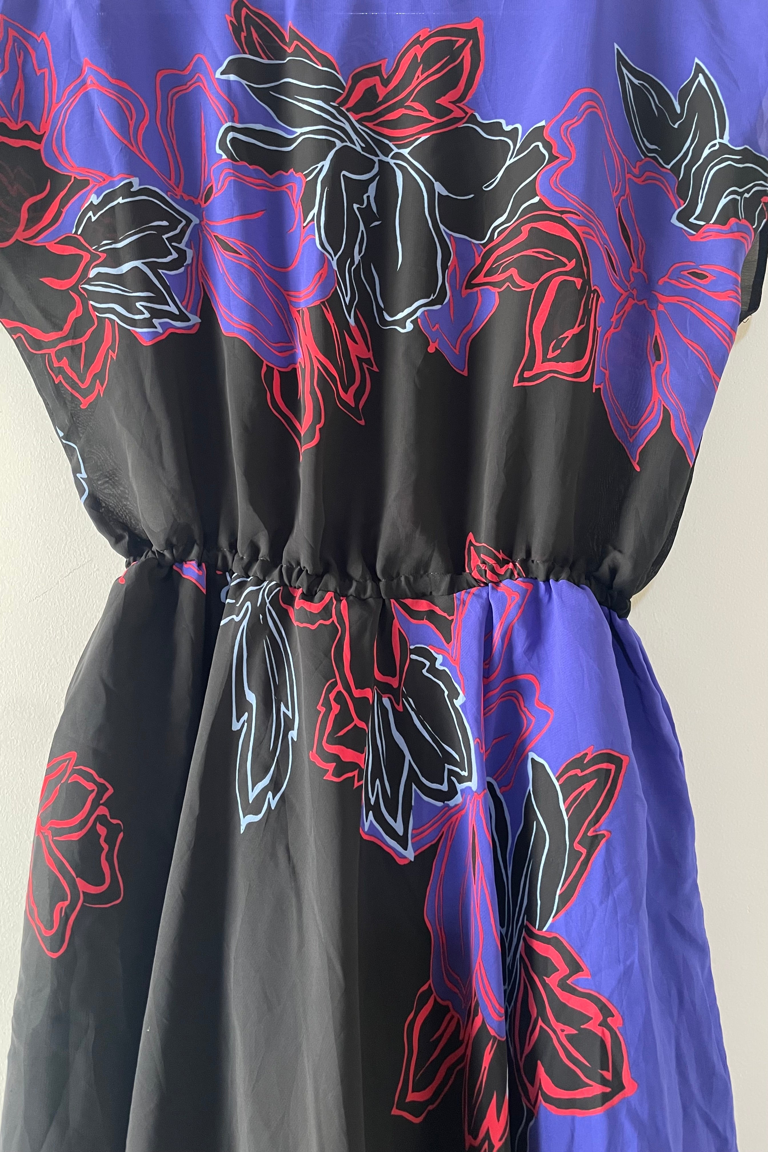 שמלת וינטג׳ חצי סגול