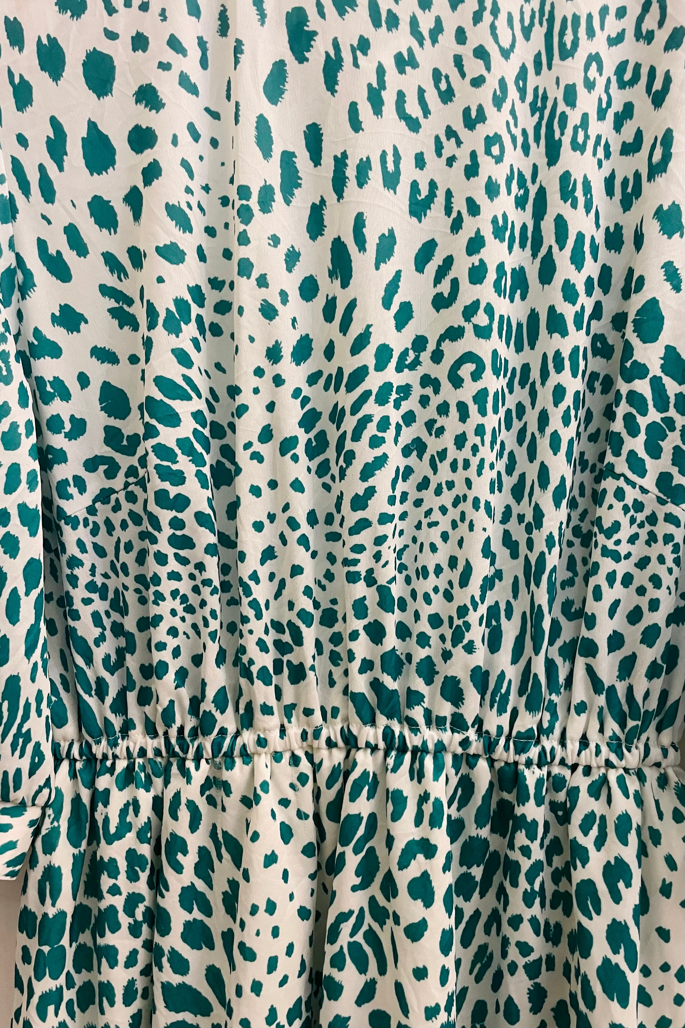 שמלת וינטג׳ נימור ירוק