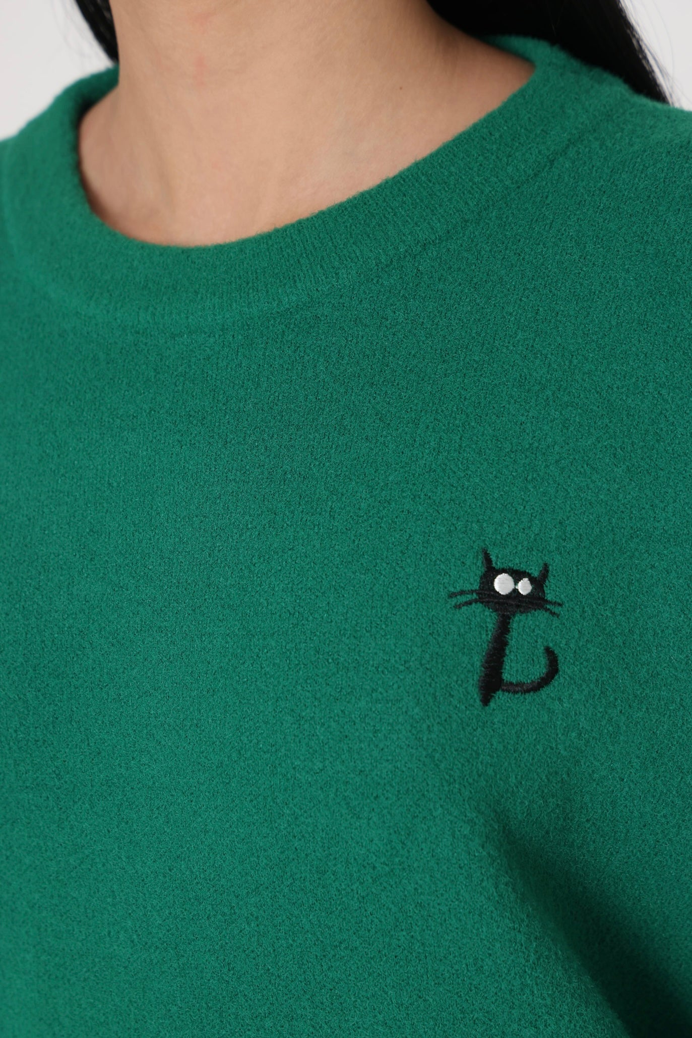 סריג חתול ירוק