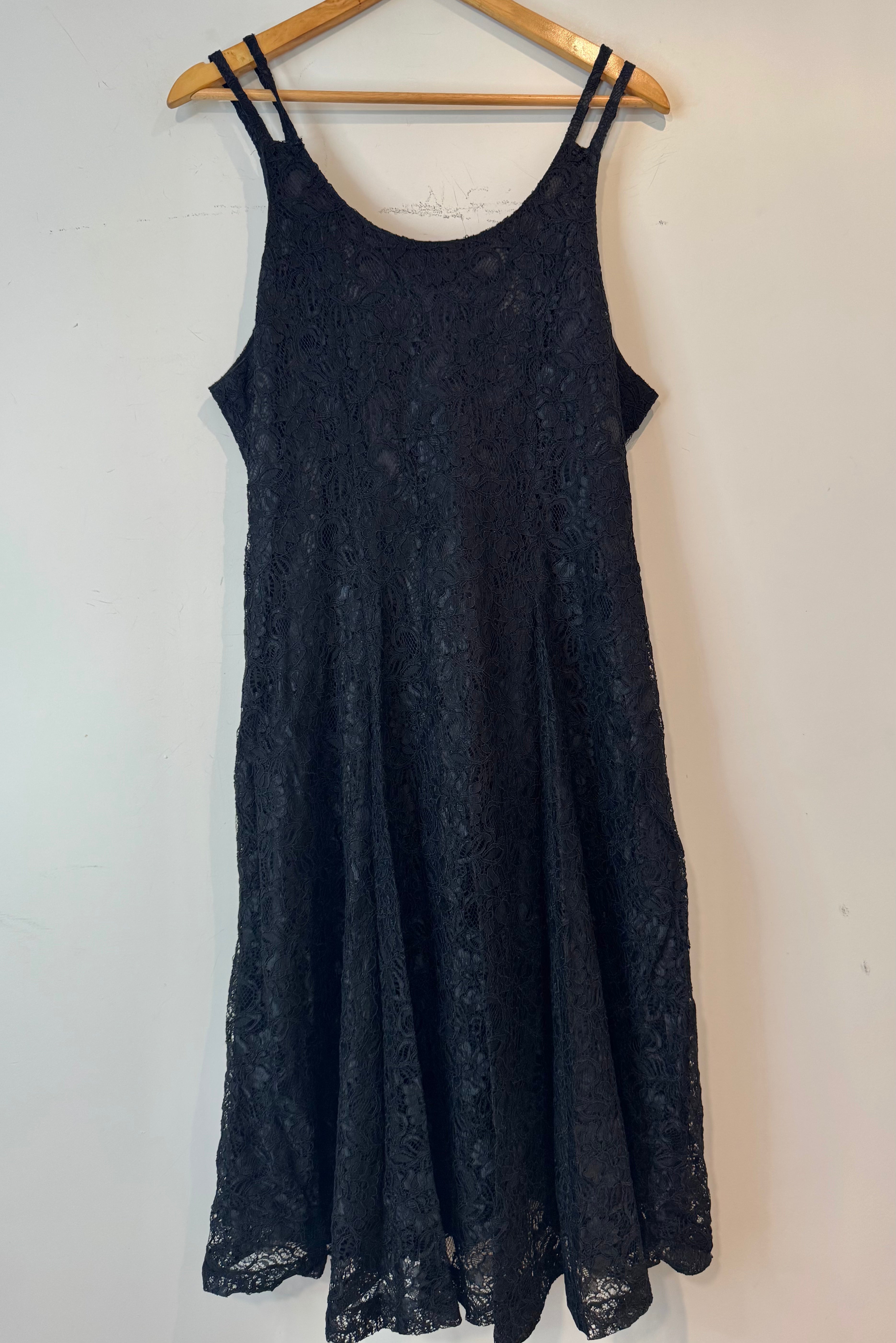 שמלת וינטג׳ קרושה שחור