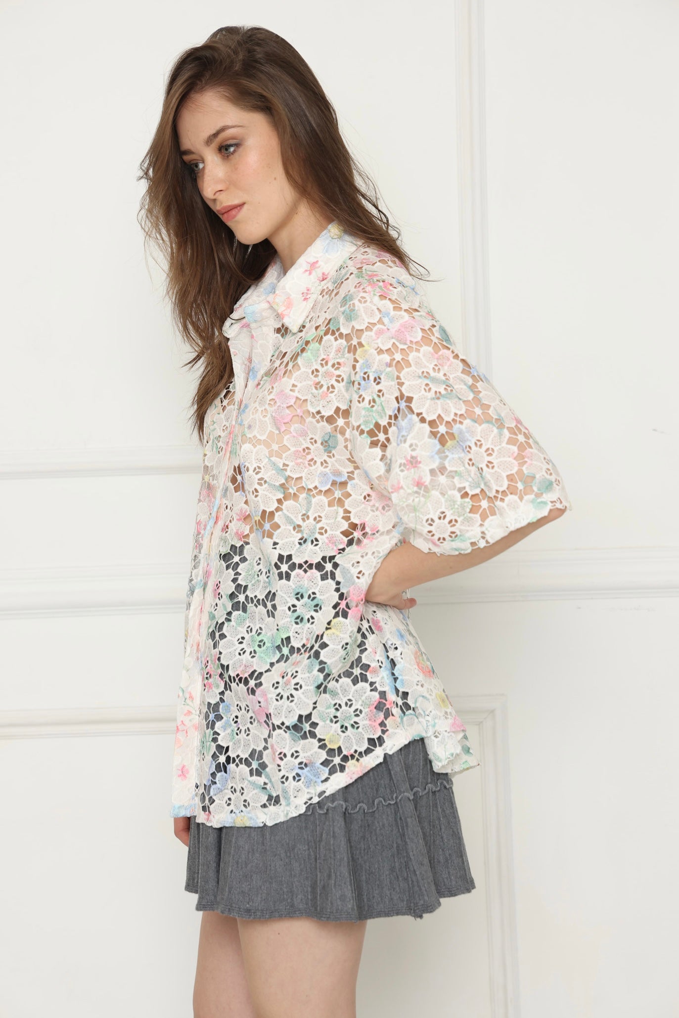 טוניקה פרח לימוני