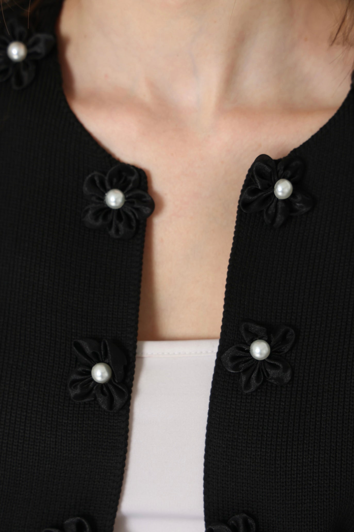 קרדיגן מסגרת חרוזים