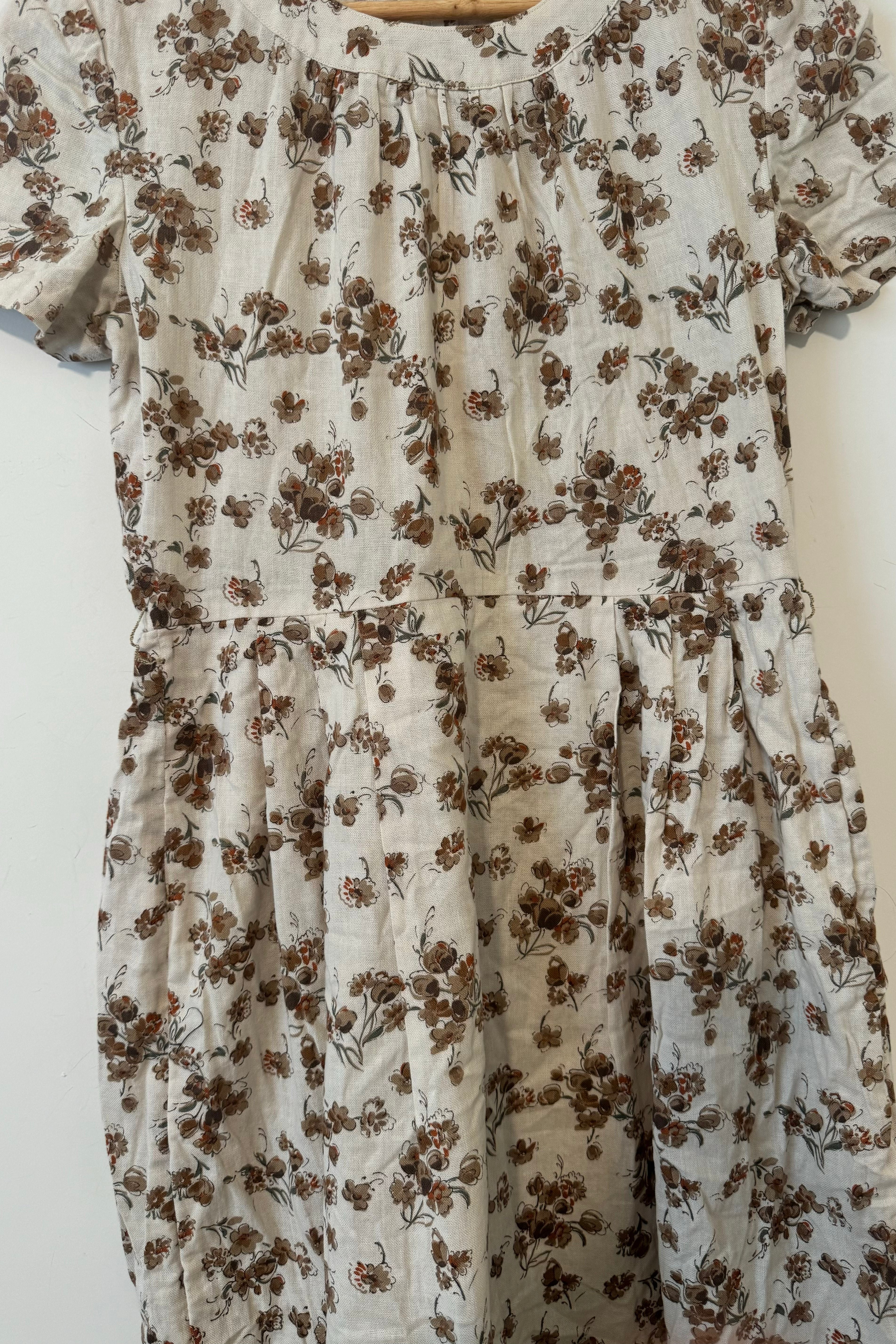 שמלת וינטג׳ פרחים יבשים