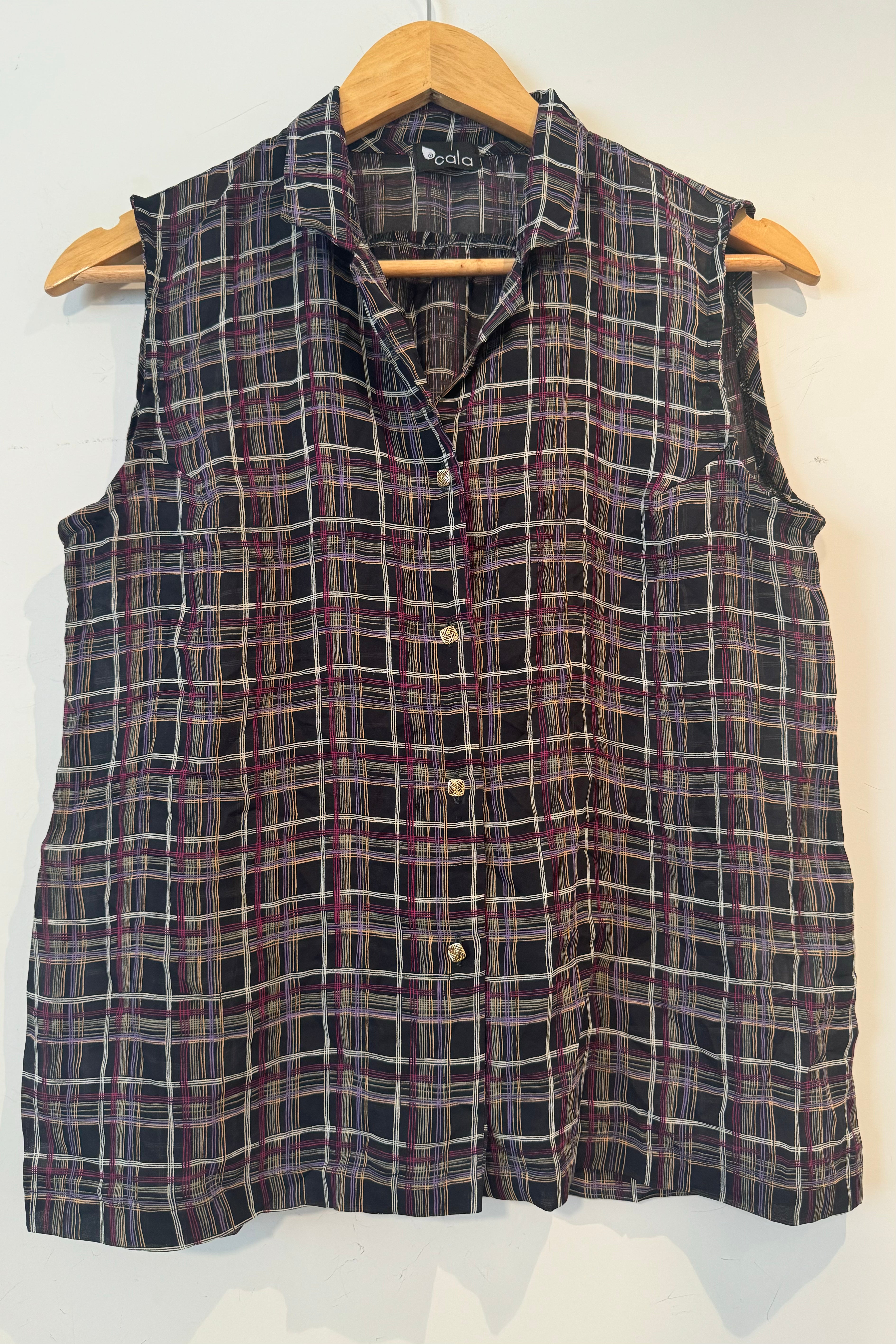 חולצת וינטג׳ גדר שחורה