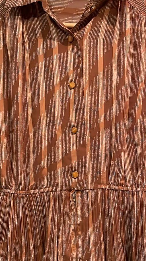 שמלת וינטג' גווני חום