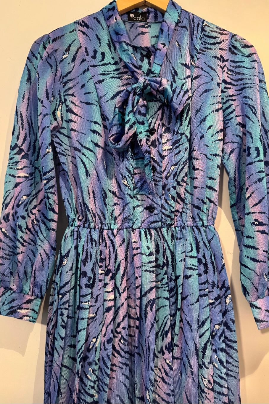 שמלת וינטג׳ נימור פסטלי