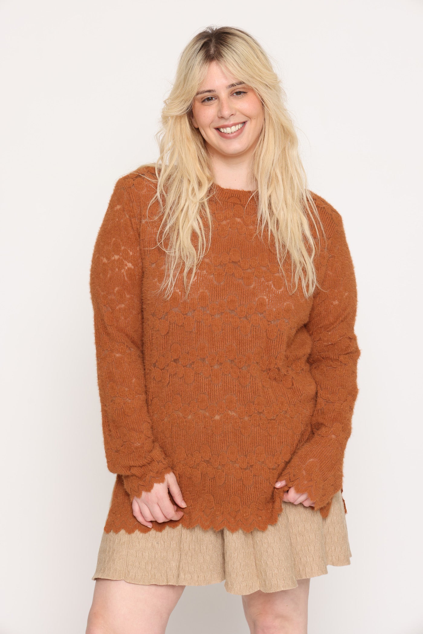 סריג קרושה עדין חורף