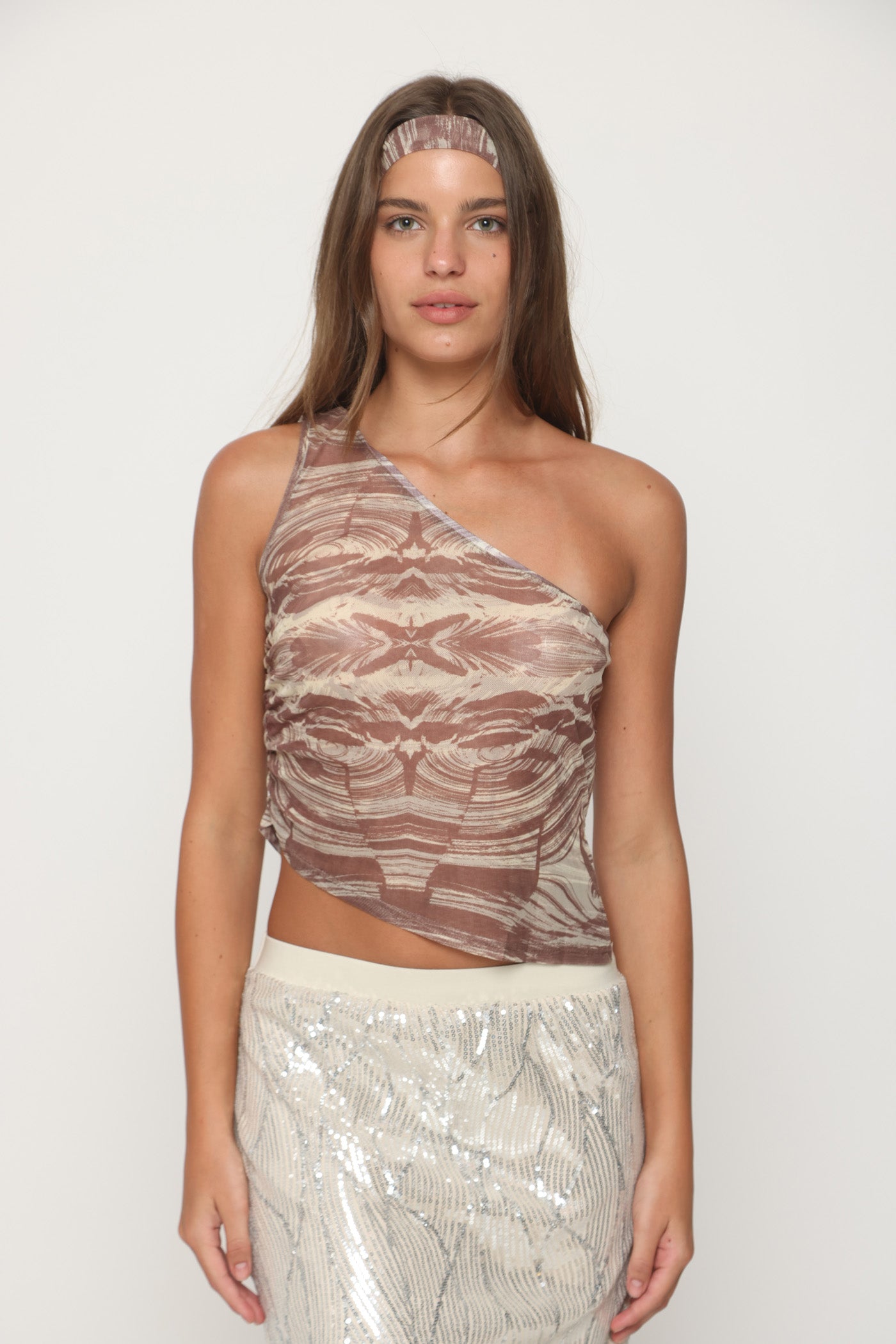 גופיית חד כתף מיקס