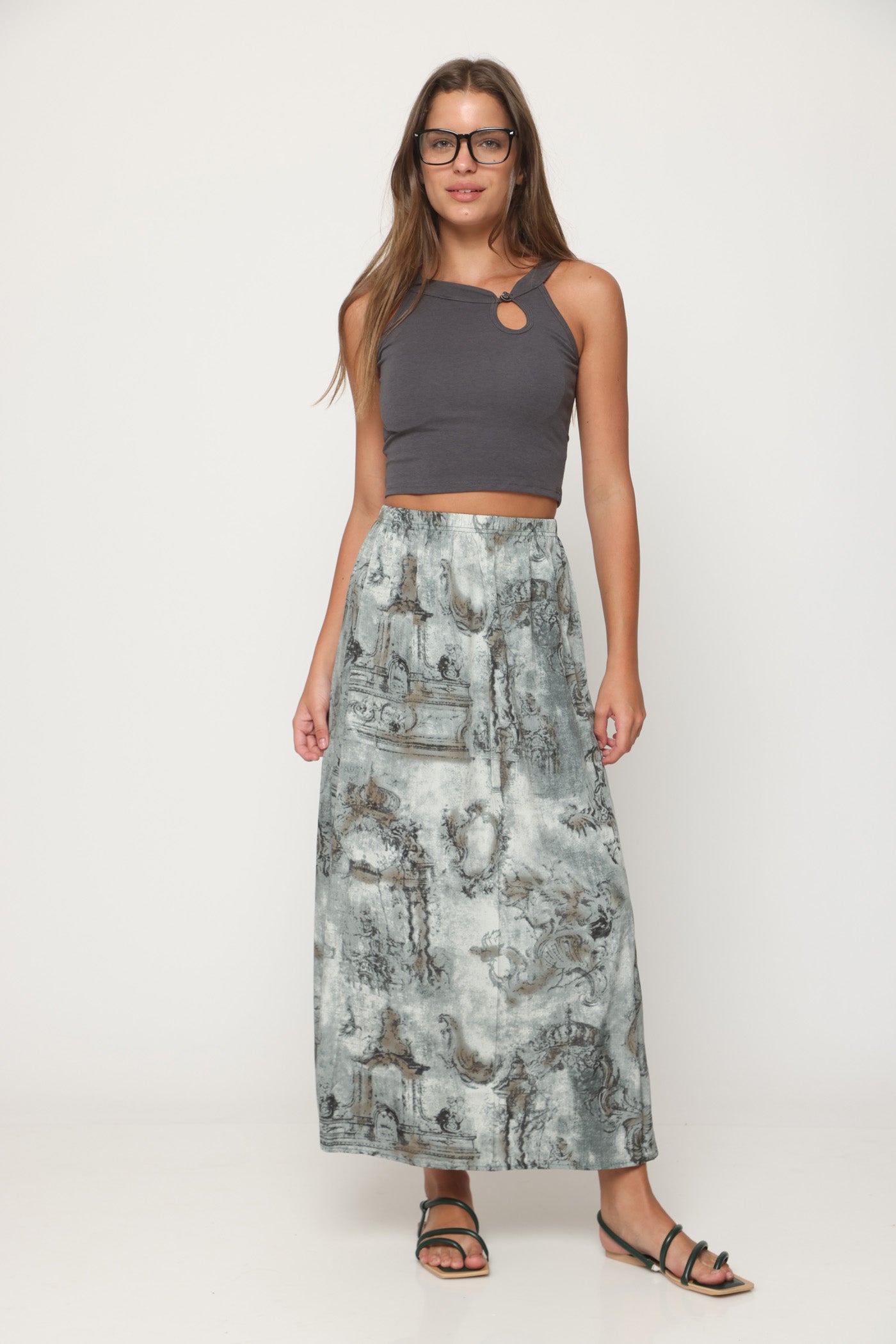 גופיית כפתור צד