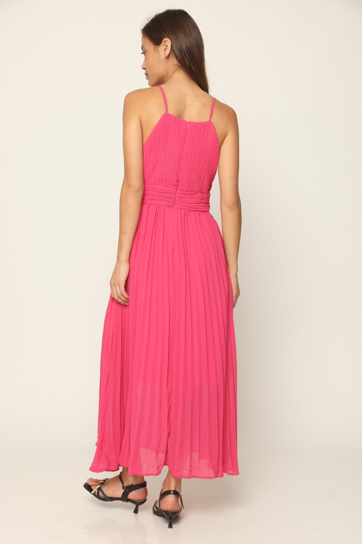 שמלת מקסי פתחי צד