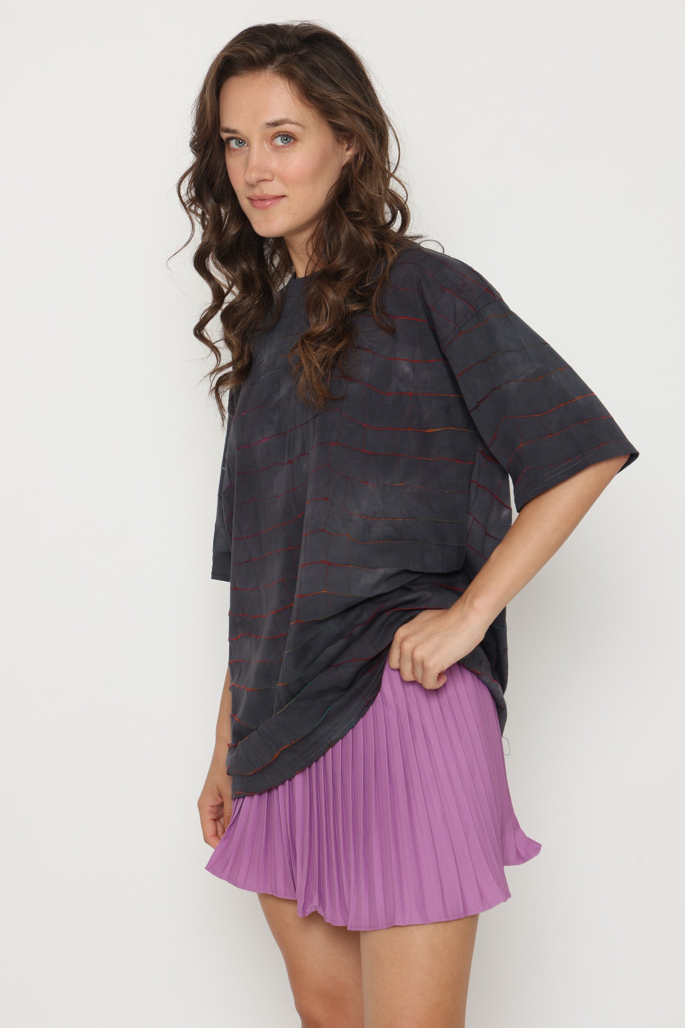 חצאית מיני פליסה