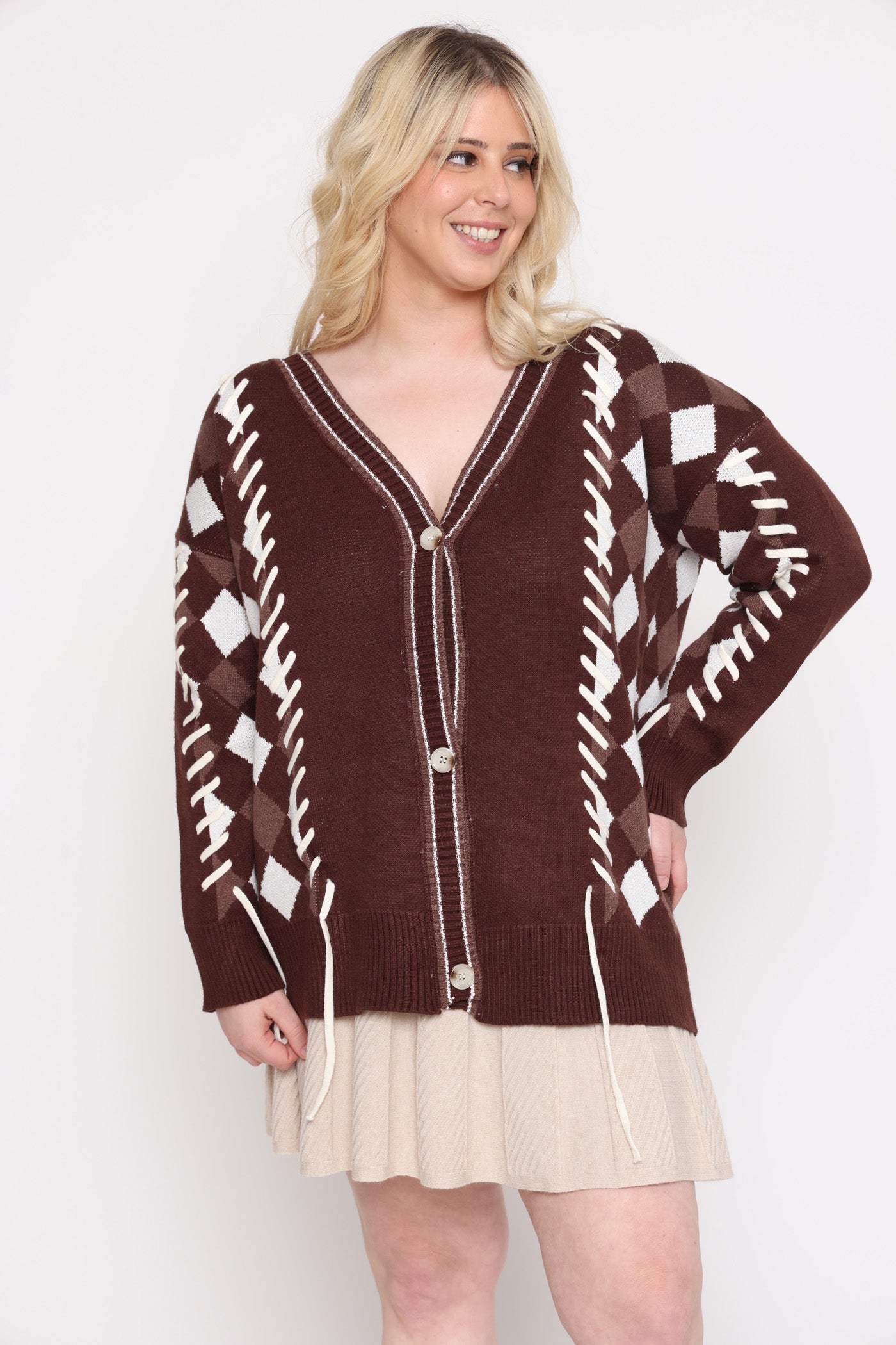 ג'קט צמר תפרים חורף