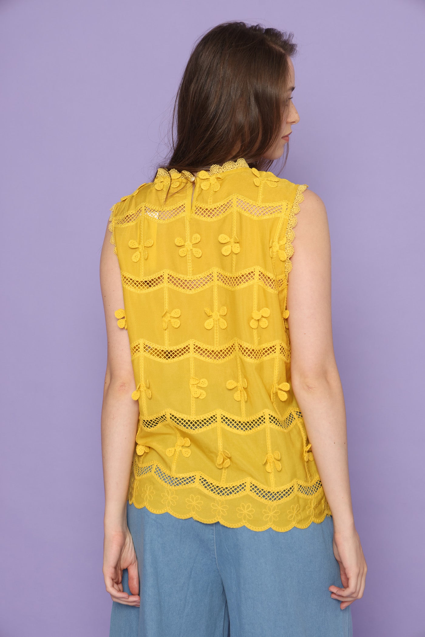 חולצת קרושה צהוב