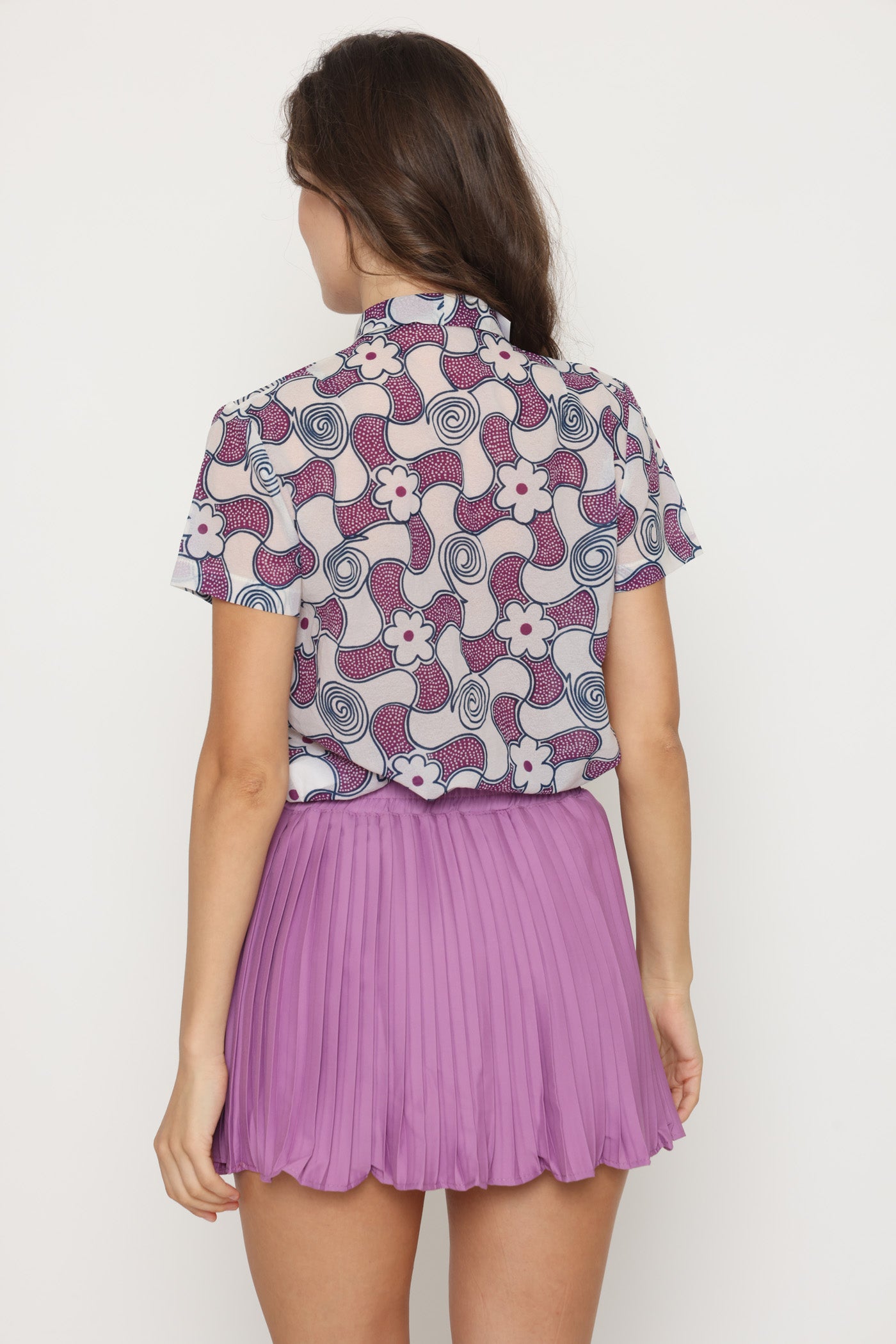 חצאית מיני פליסה