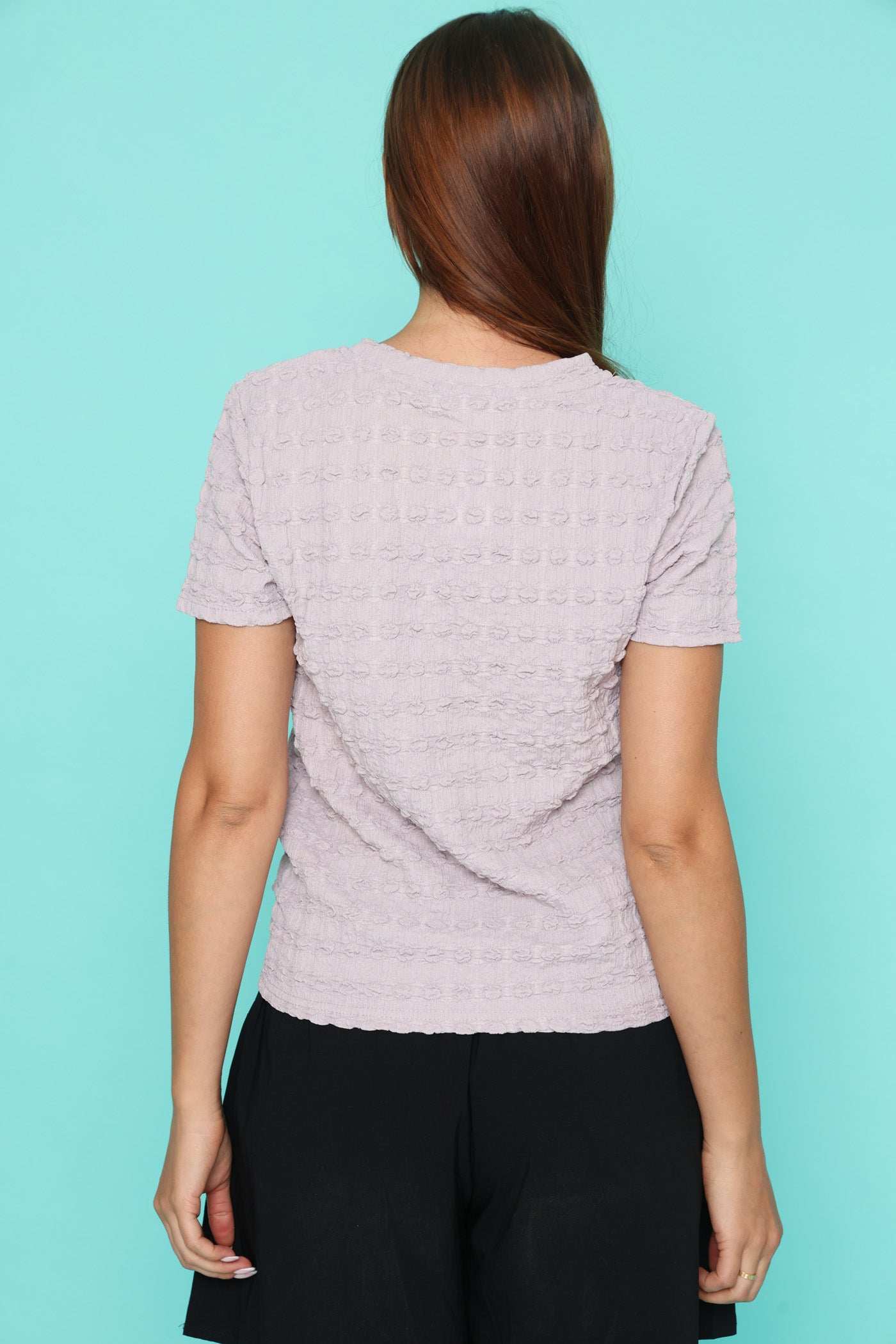 חולצת קרפ סגלגלה