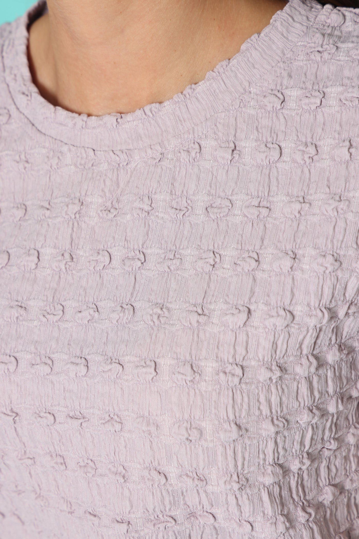 חולצת קרפ סגלגלה