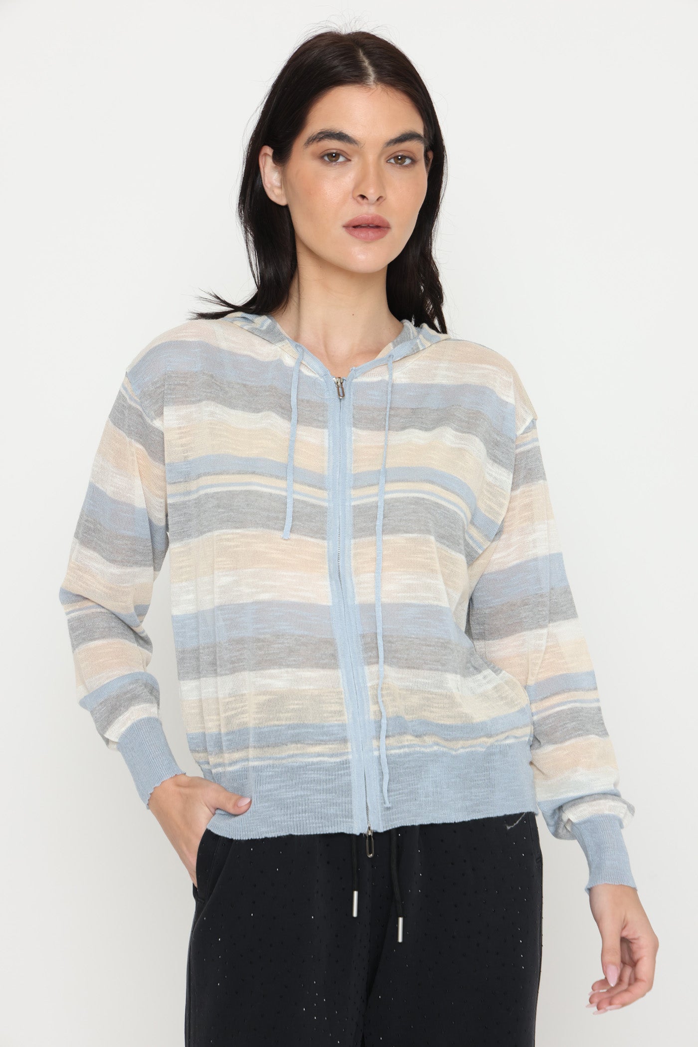 קרדיגן פסי בהירות