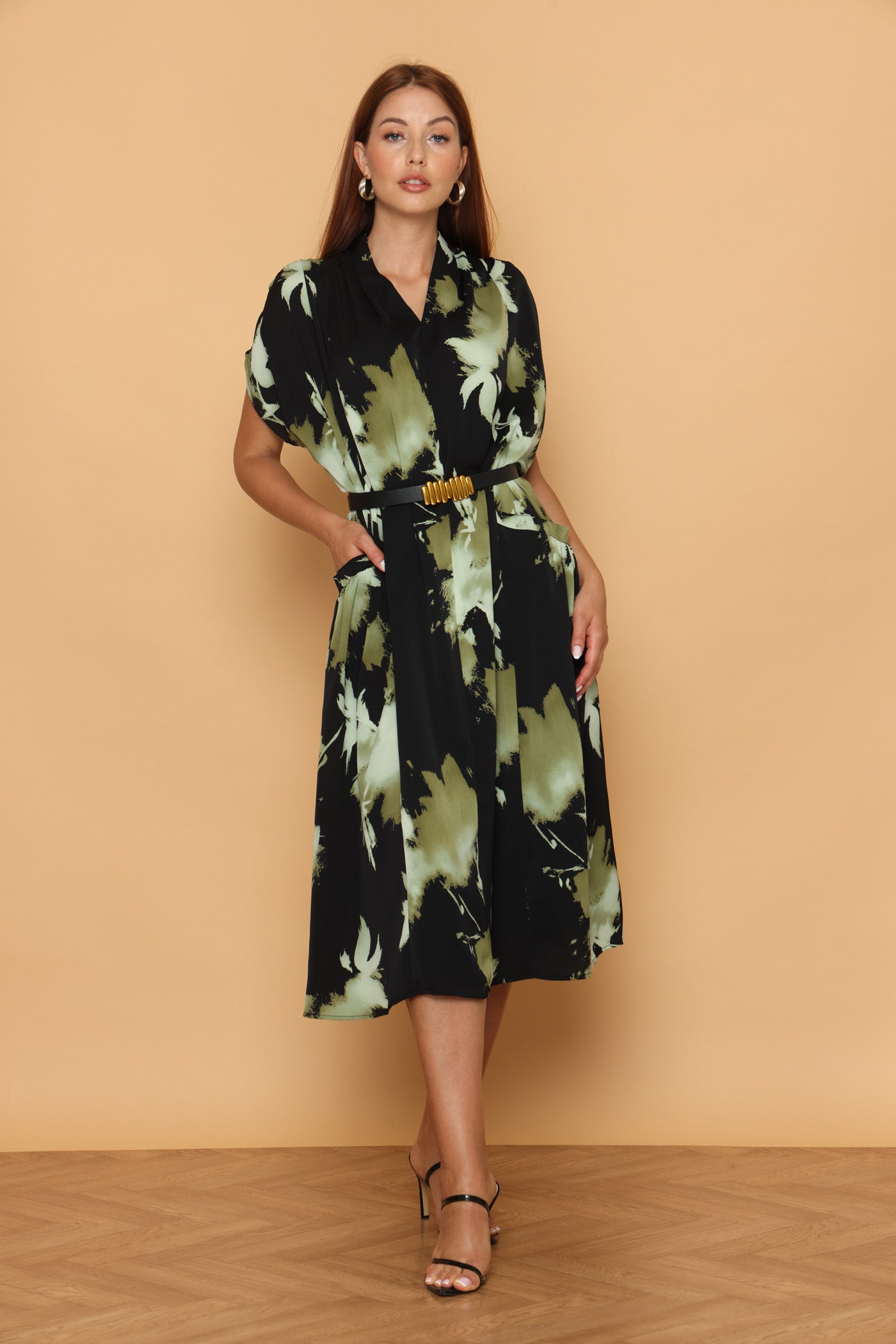 שמלה דרמה ירוקה