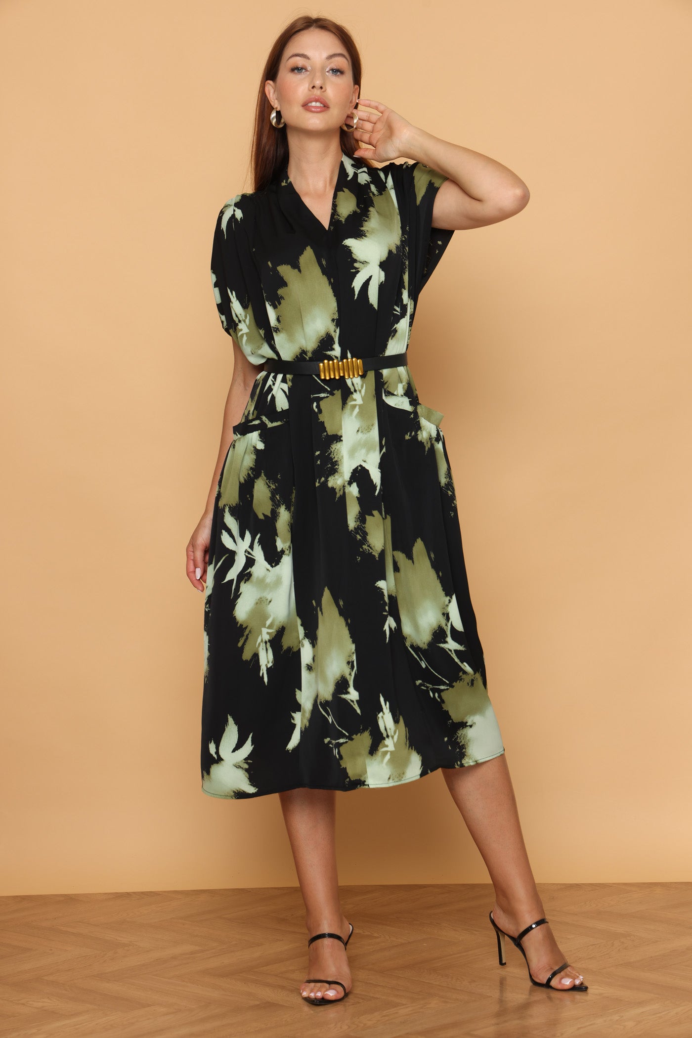 שמלה דרמה ירוקה