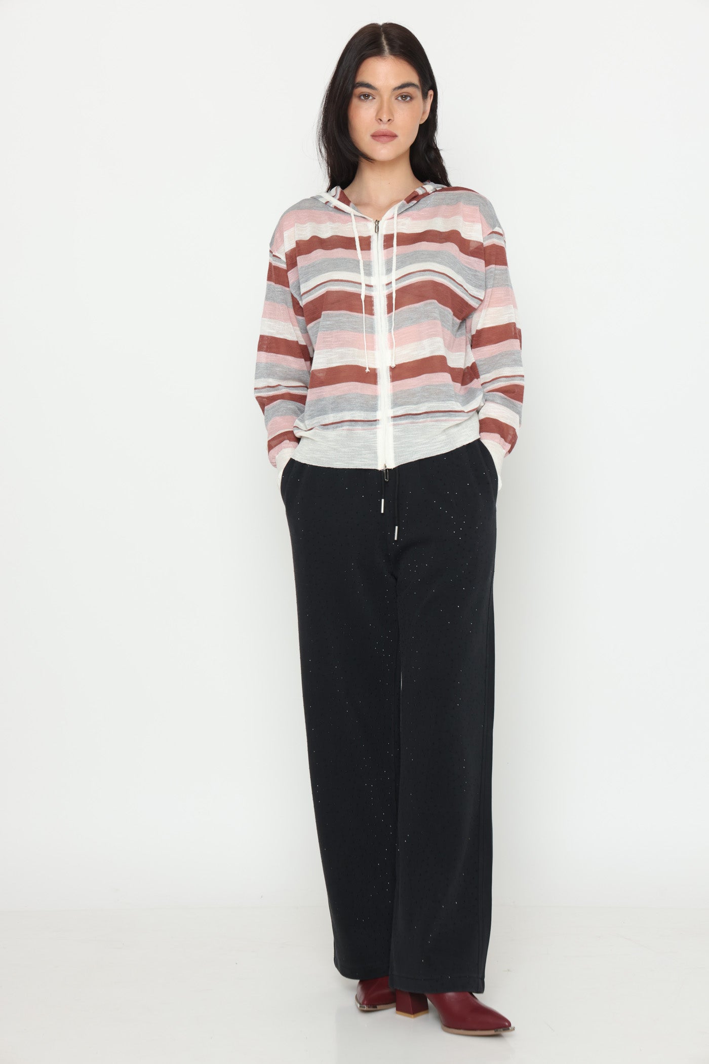 קרדיגן פסי בהירות