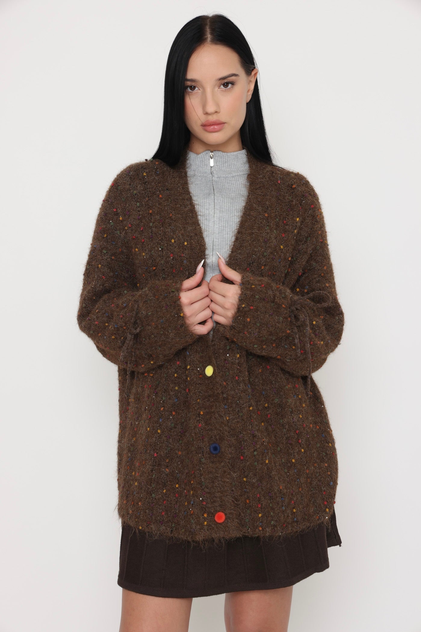 קרדיגן ניקוד ססגוני