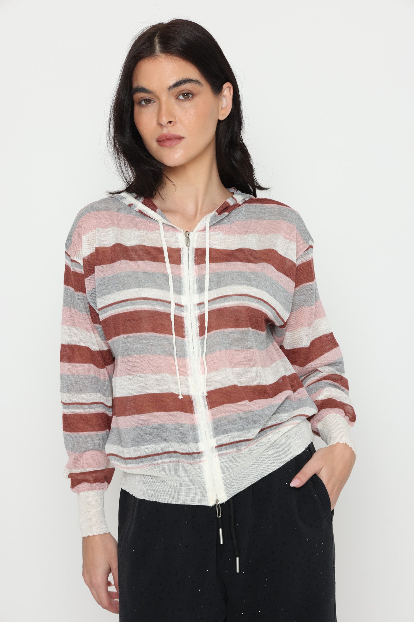 קרדיגן פסי בהירות