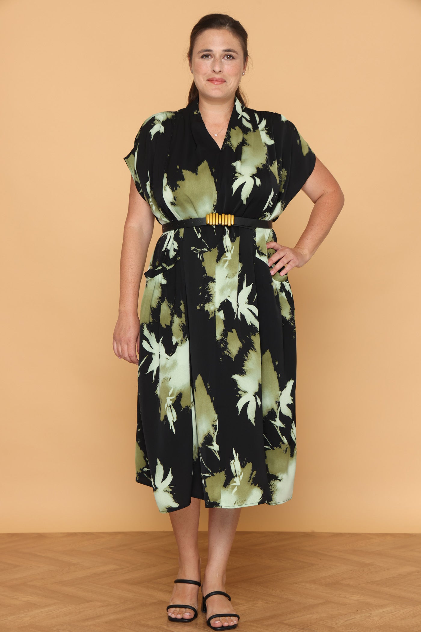 שמלה דרמה ירוקה