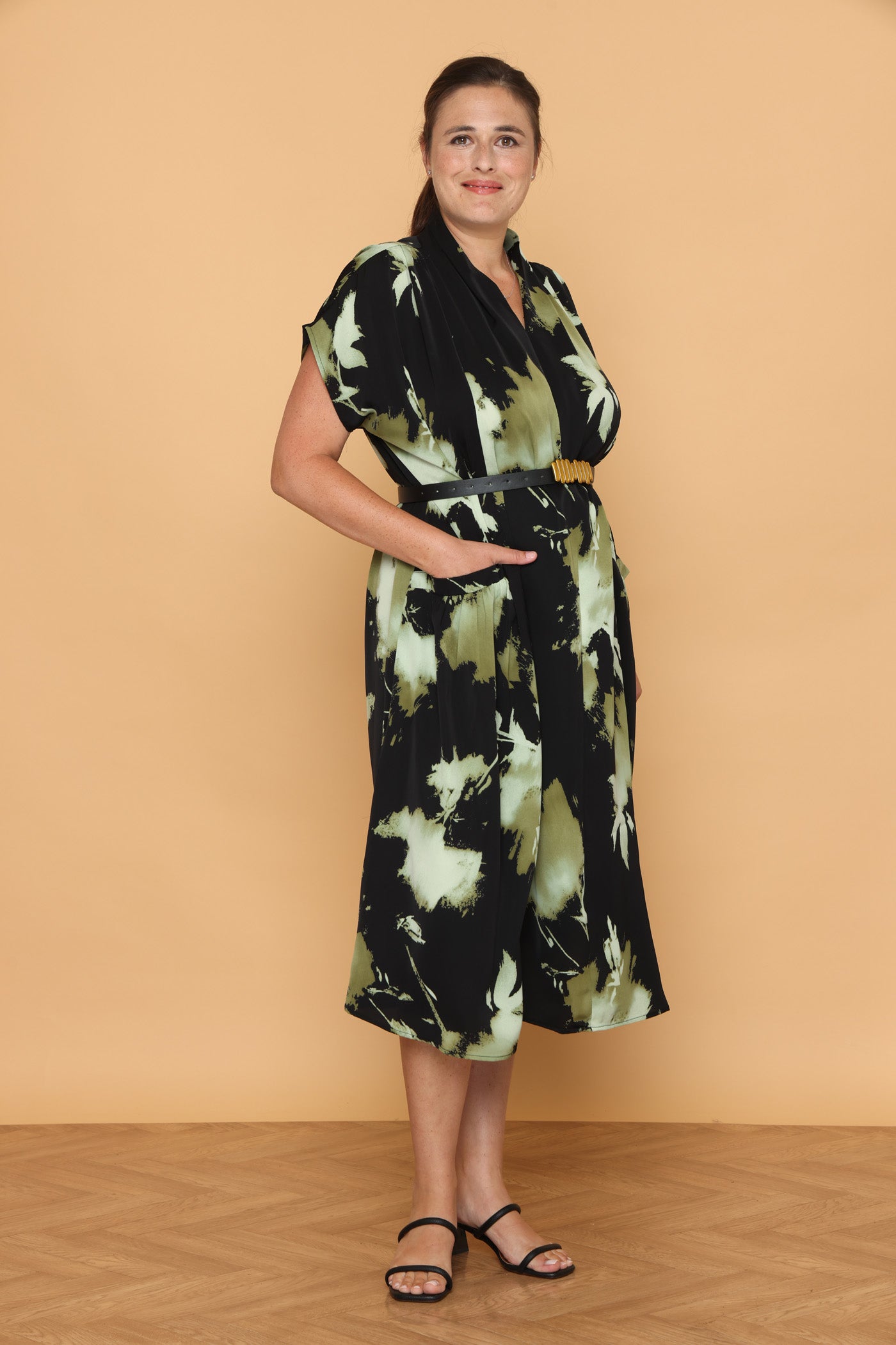 שמלה דרמה ירוקה