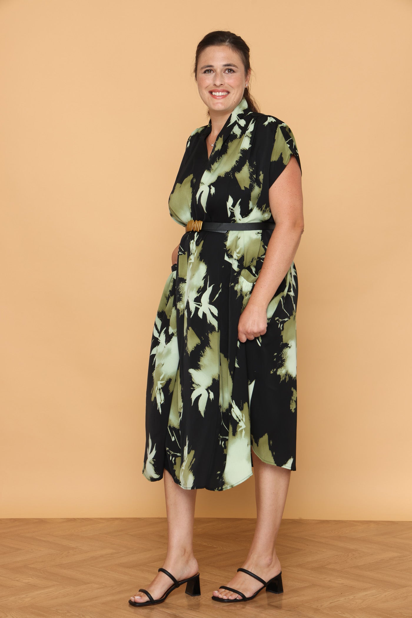 שמלה דרמה ירוקה