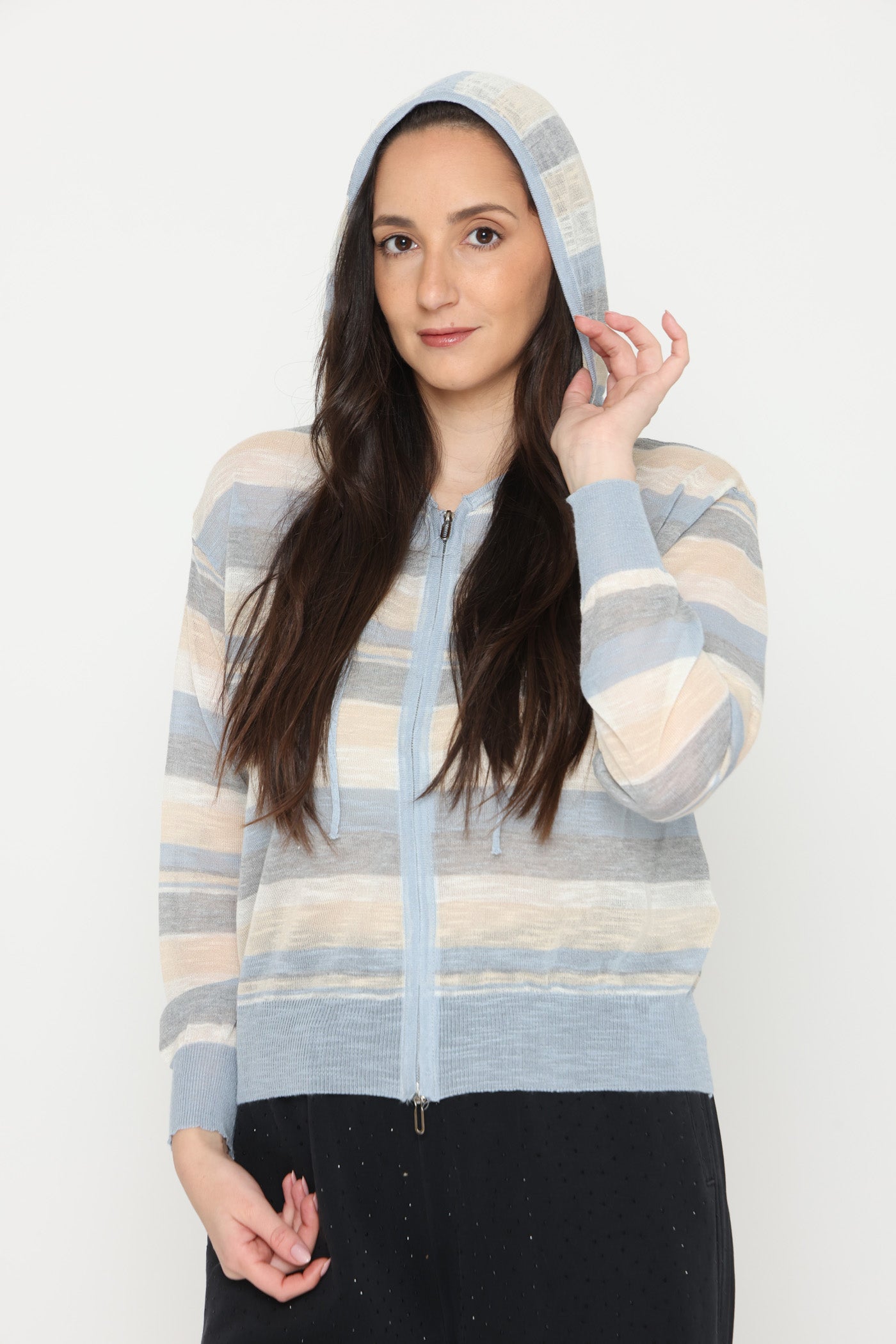 קרדיגן פסי בהירות