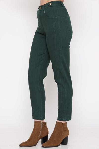 מכנסי צדדים ירוק