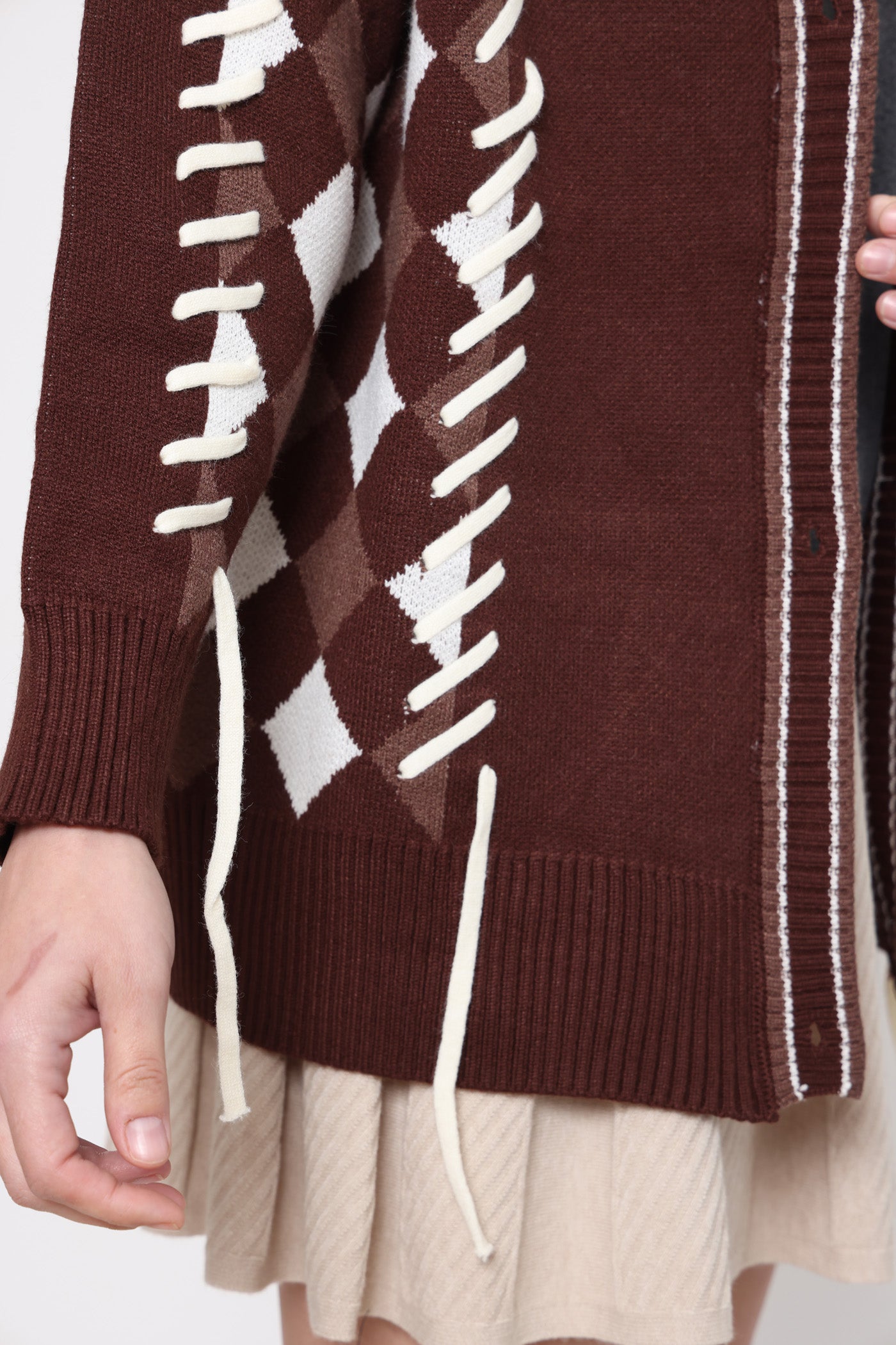 ג'קט צמר תפרים חורף