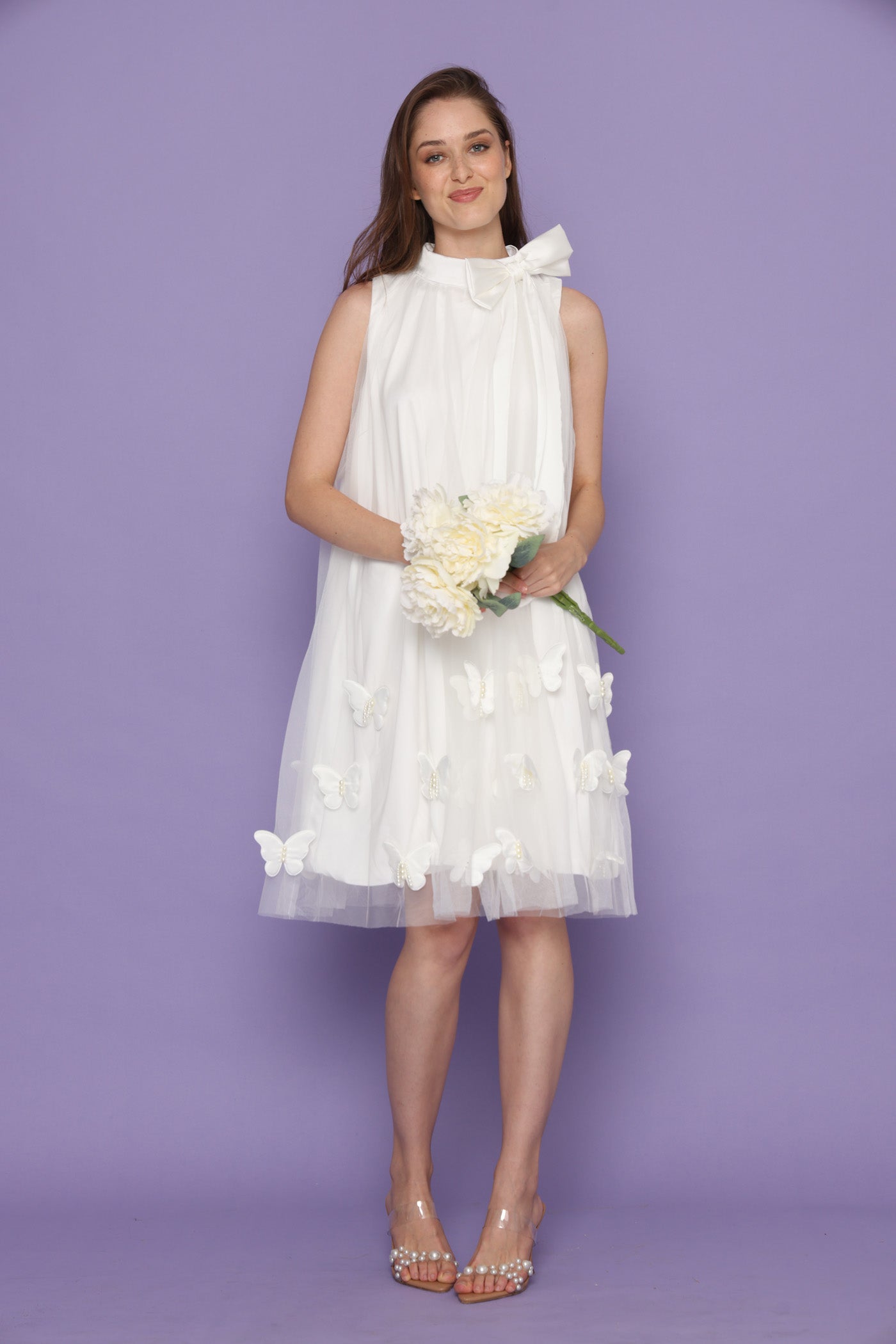 שמלת ערב פרפרים