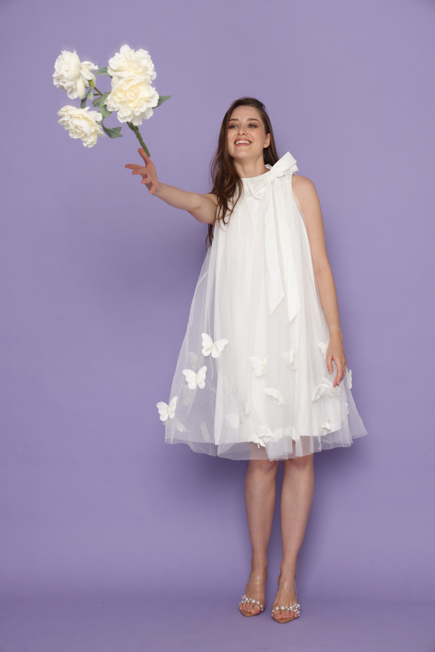 שמלת ערב פרפרים