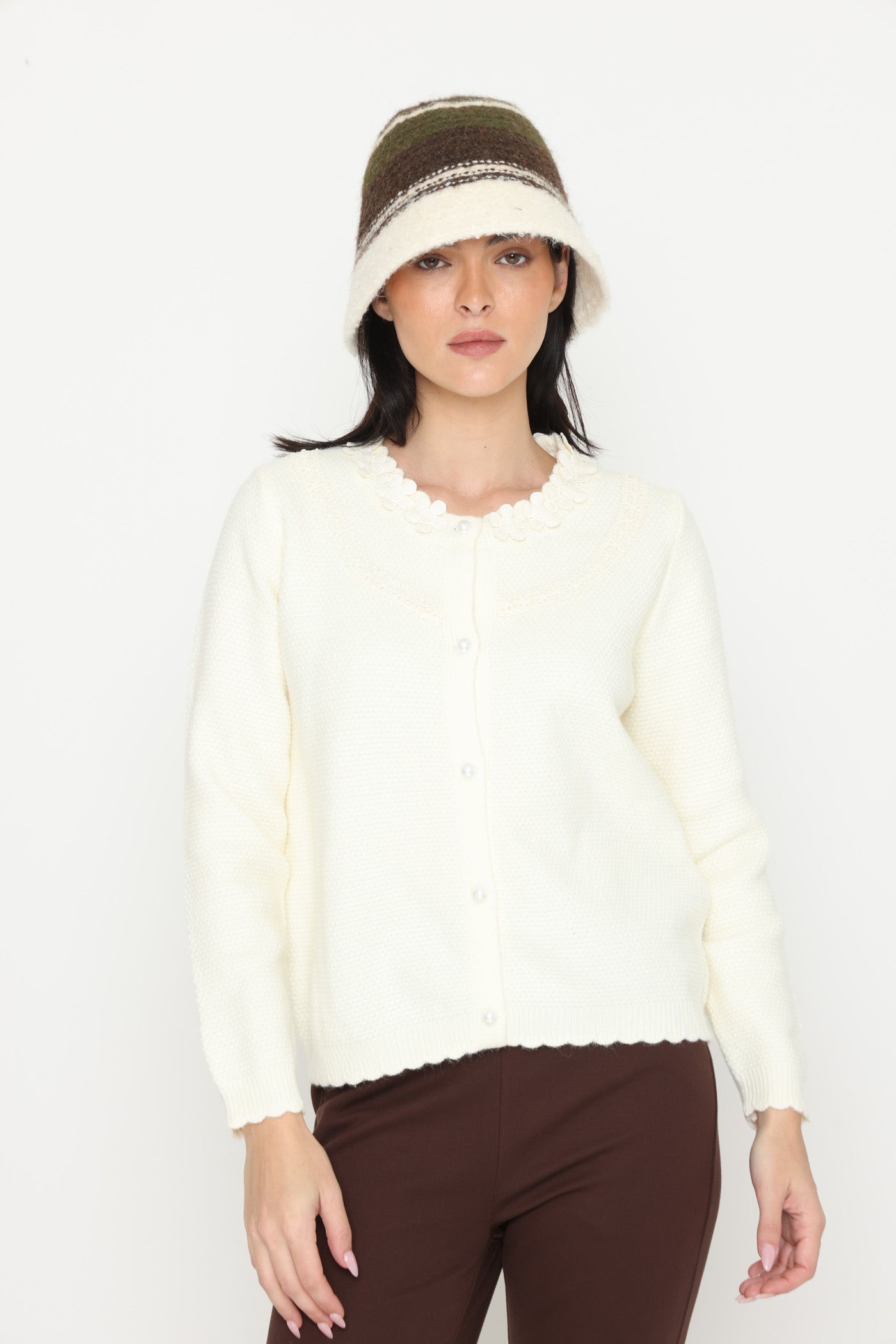 כובע חאקי חום