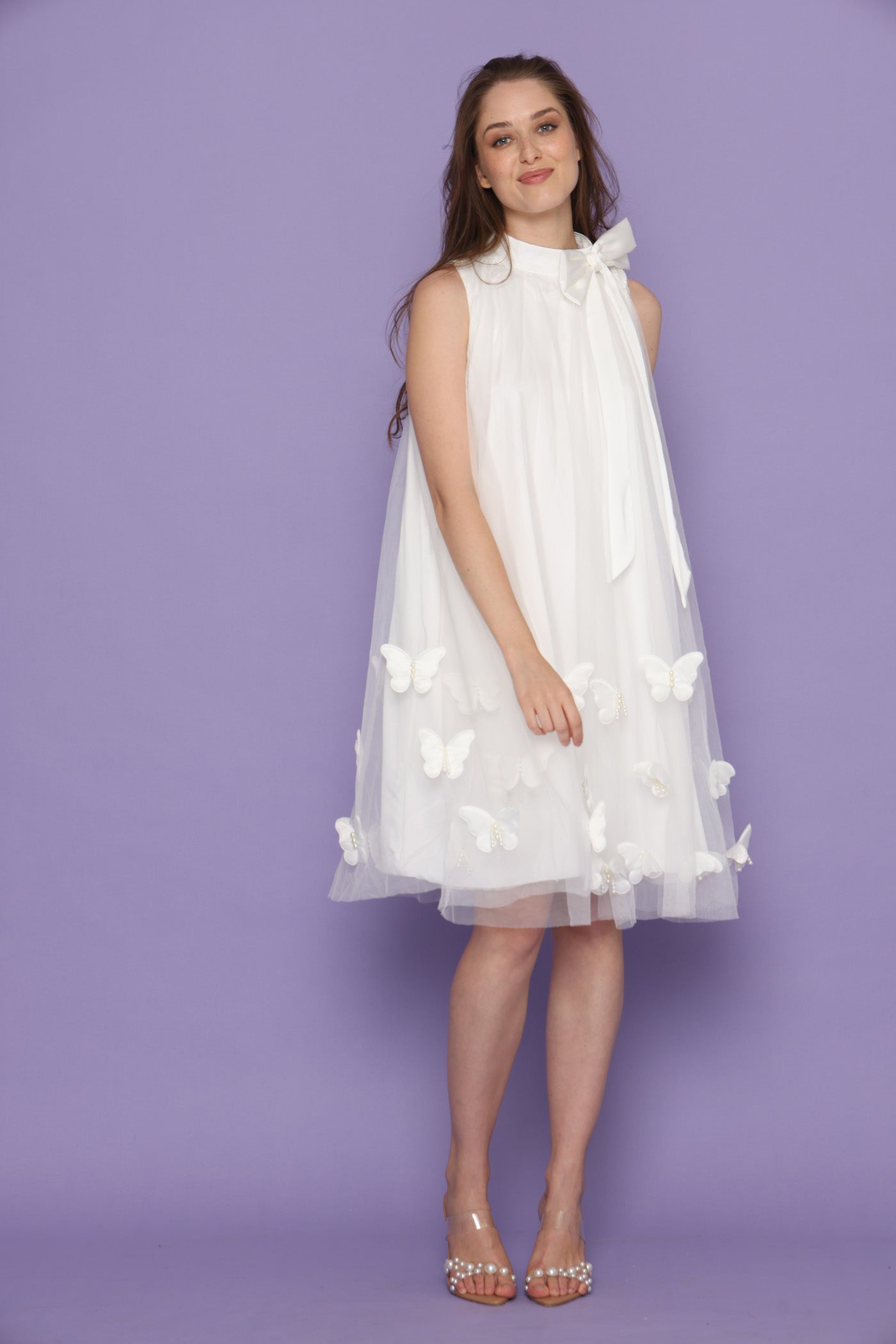 שמלת ערב פרפרים