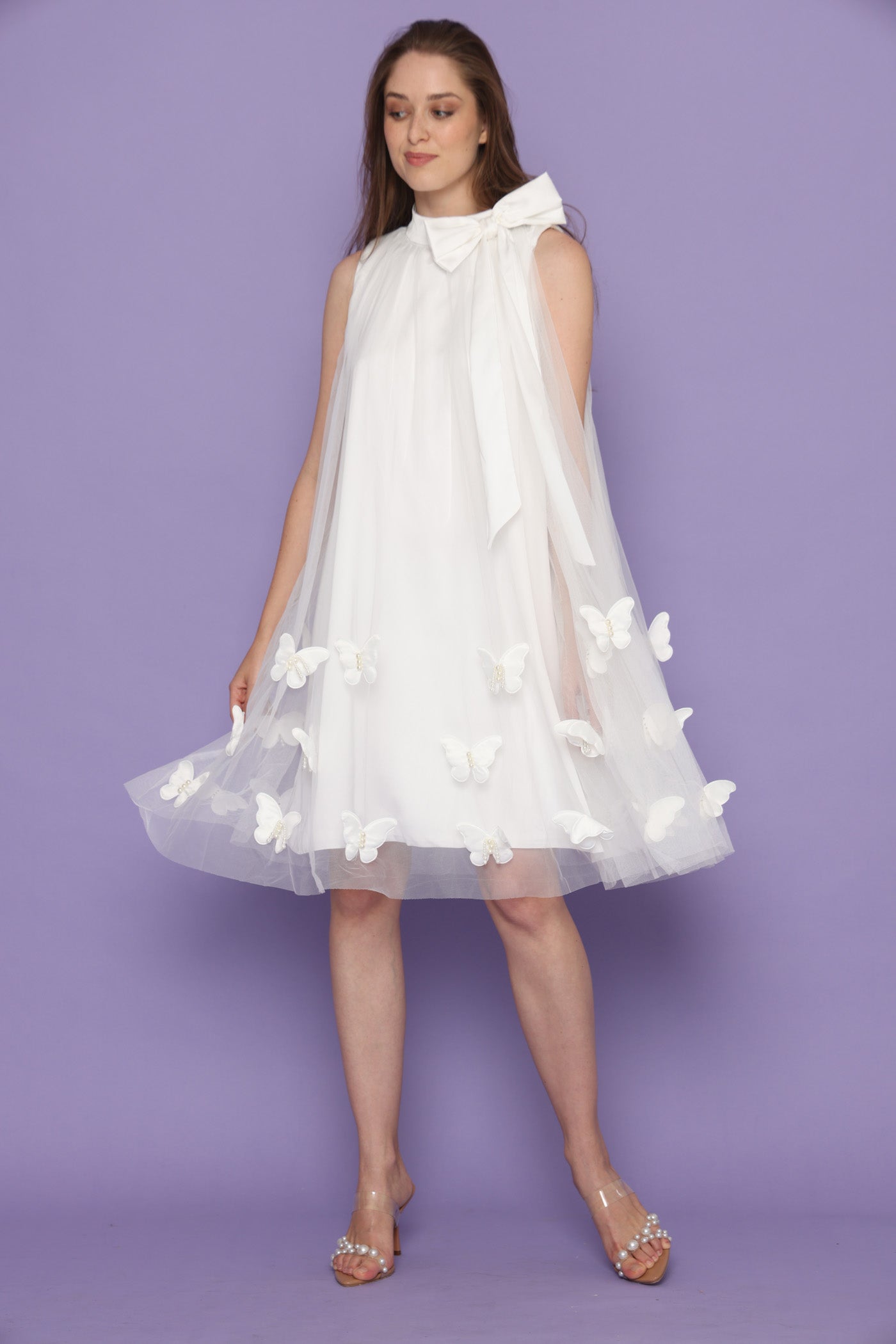 שמלת ערב פרפרים