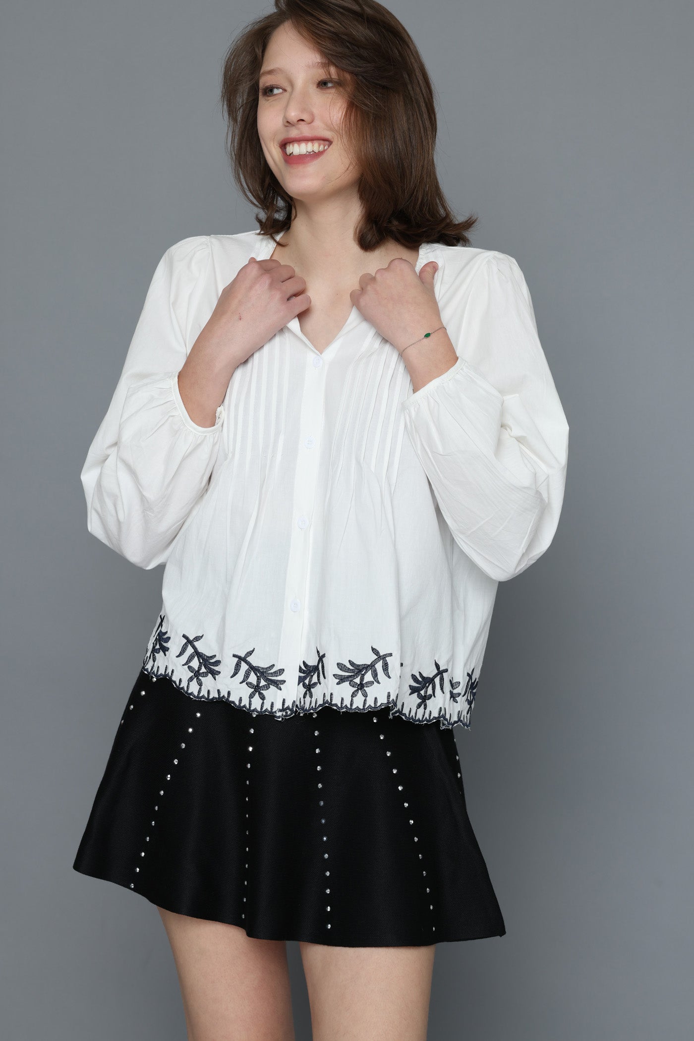 חצאית מיני בייסיק צמר