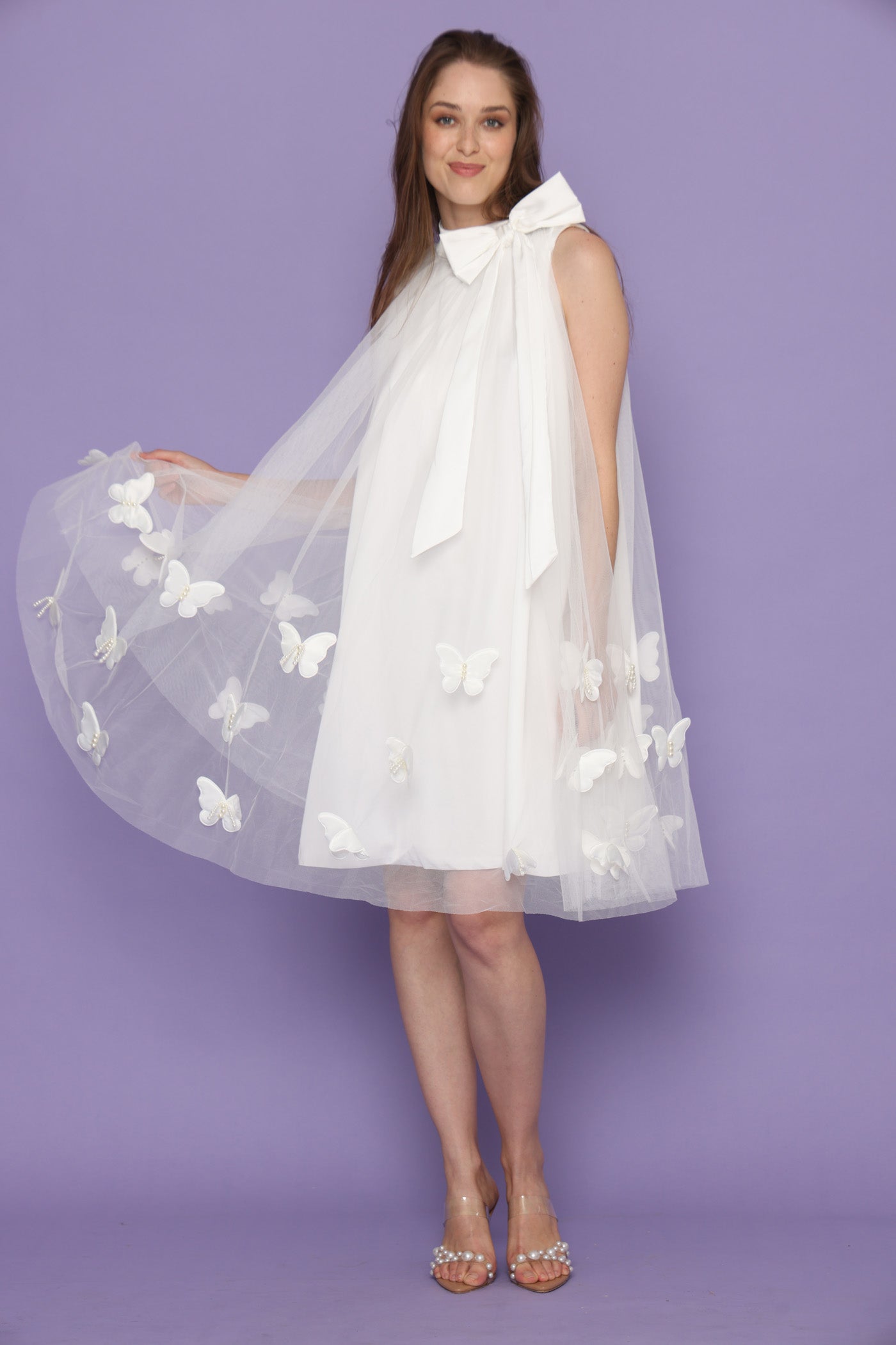 שמלת ערב פרפרים