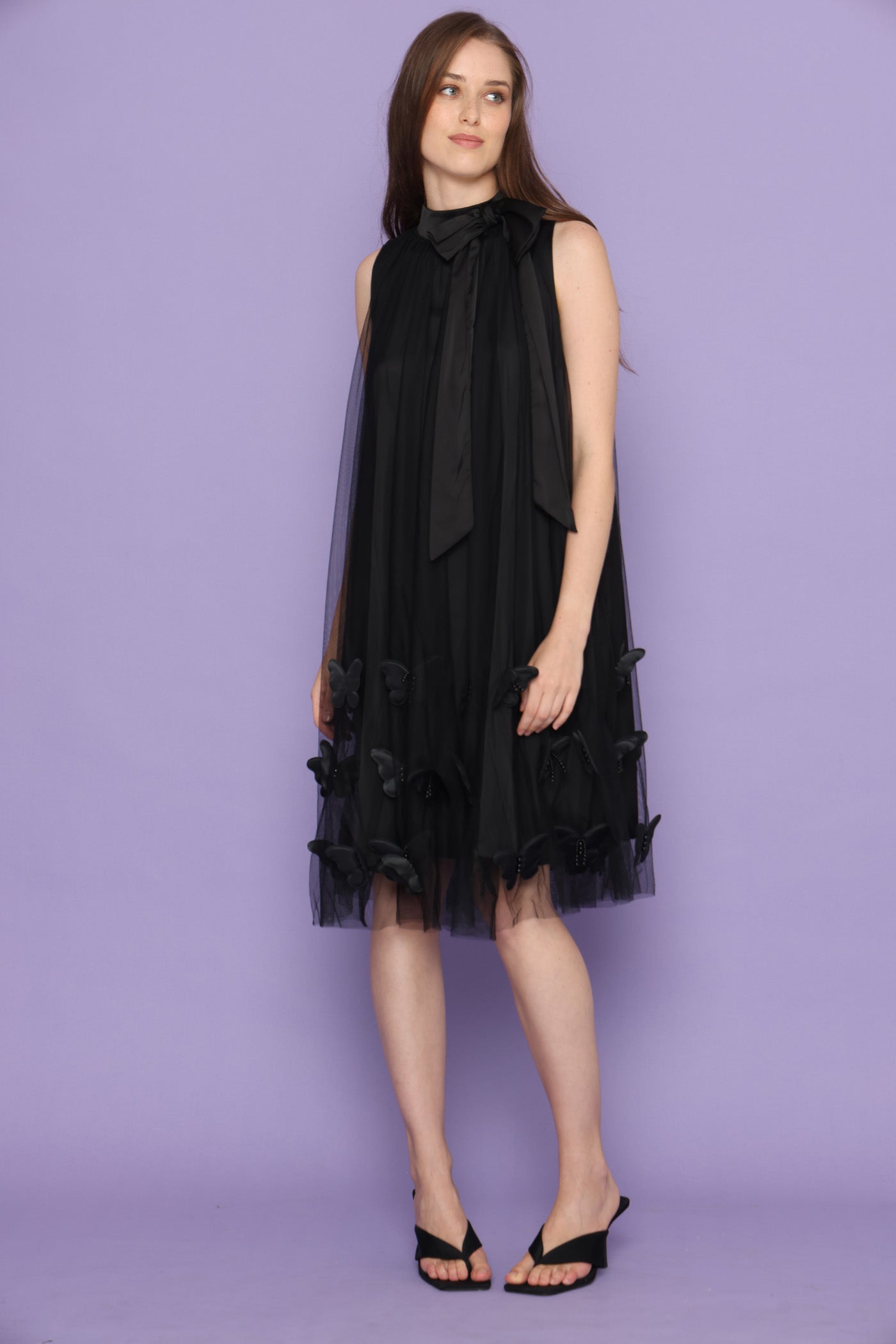 שמלת ערב פרפרים